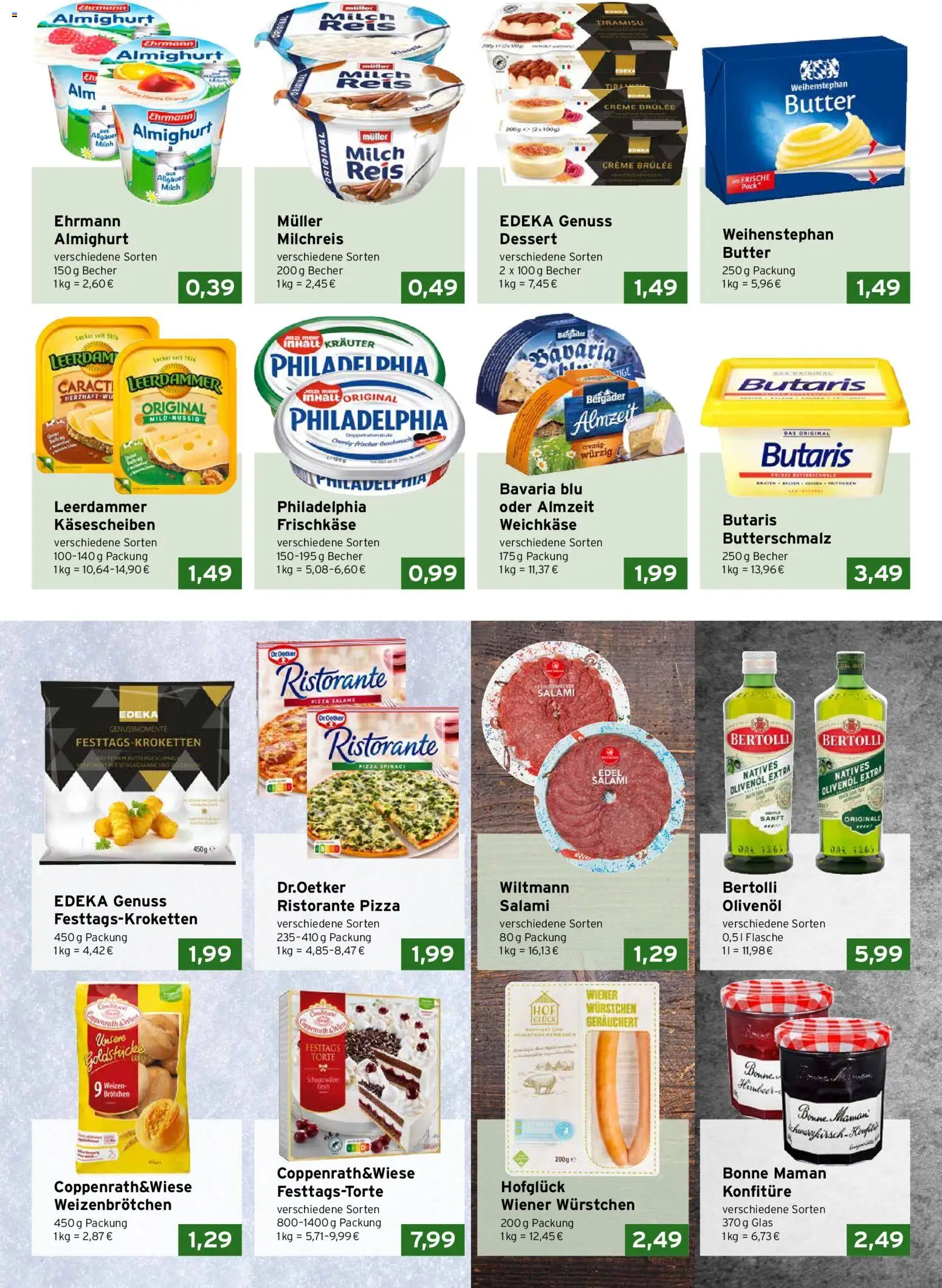 CAP Markt Prospekt – gültig ab 15.12.2025 | Seite: 2 | Produkte: Ehrmann almighurt, Olivenol, Weihenstephan butter, Creme brulee