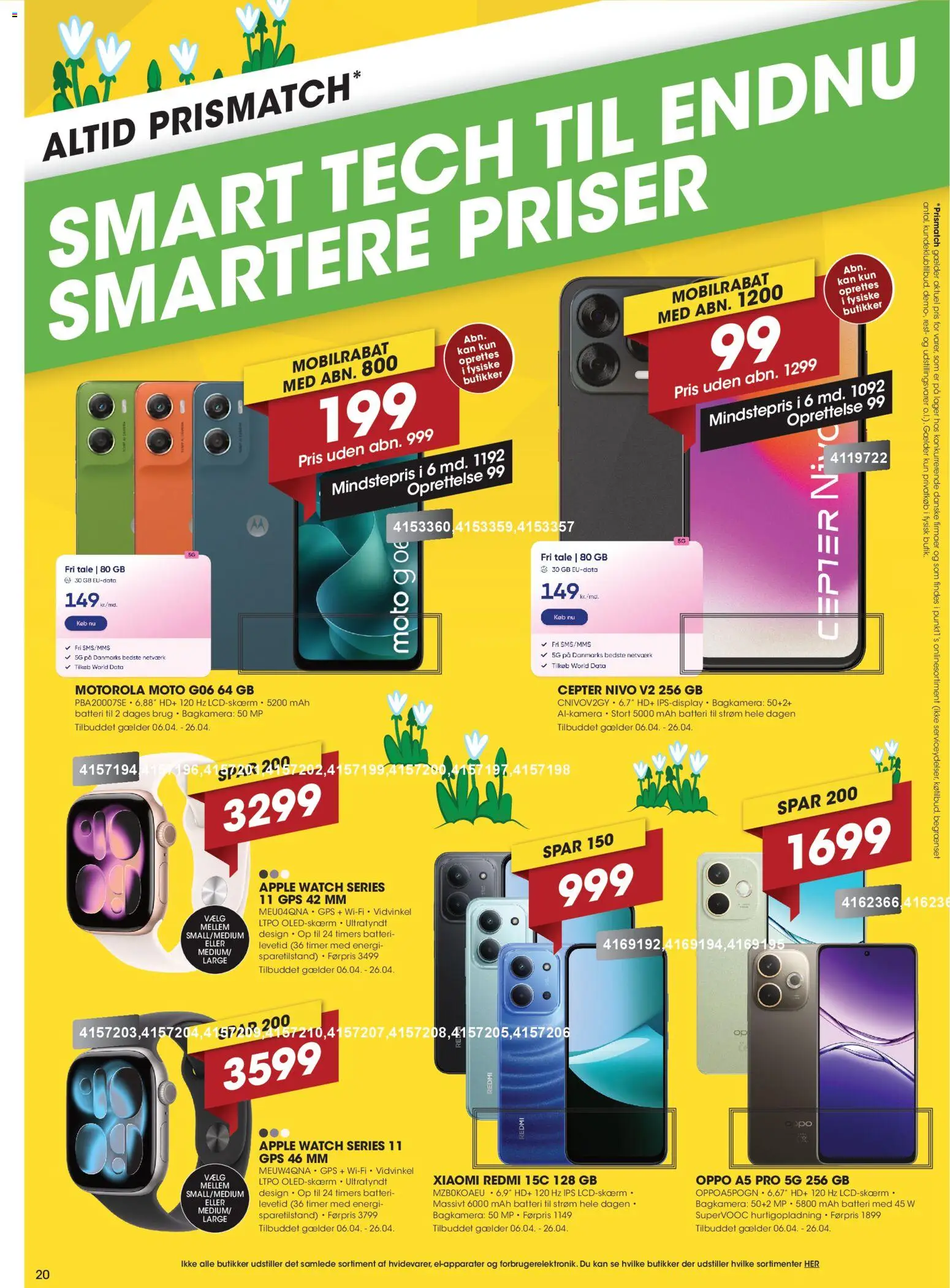 Punkt1 tilbudsavis – gyldig fra 06.04.2026 | Side: 20 | Produkter: GPS, Søm, Batteri