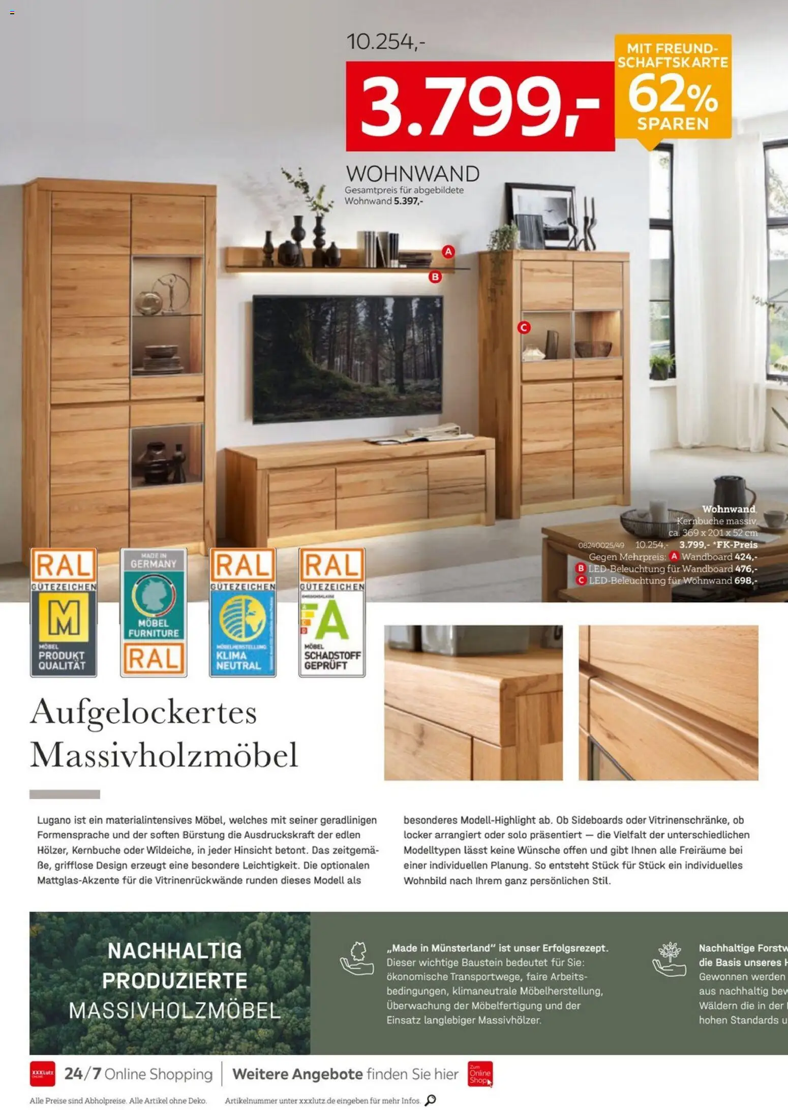 XXXL Lutz Wohnideen – gültig ab 11.01.2026 | Seite: 6 | Produkte: Wohnwand, Wandboard