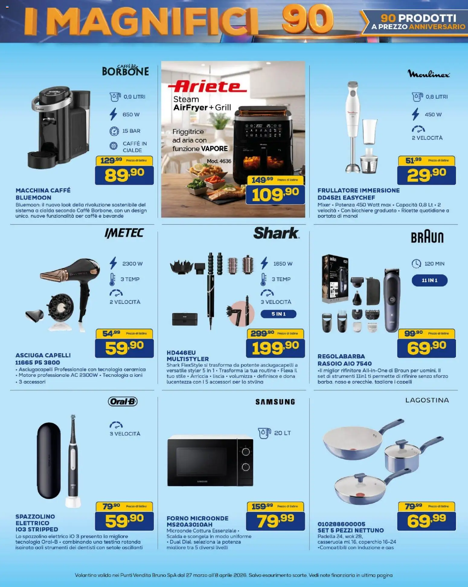 Volantino BRUNO del 27.03.2026 | Pagina: 10 | Prodotti: Caffè, Spazzolino, Padella, Forno