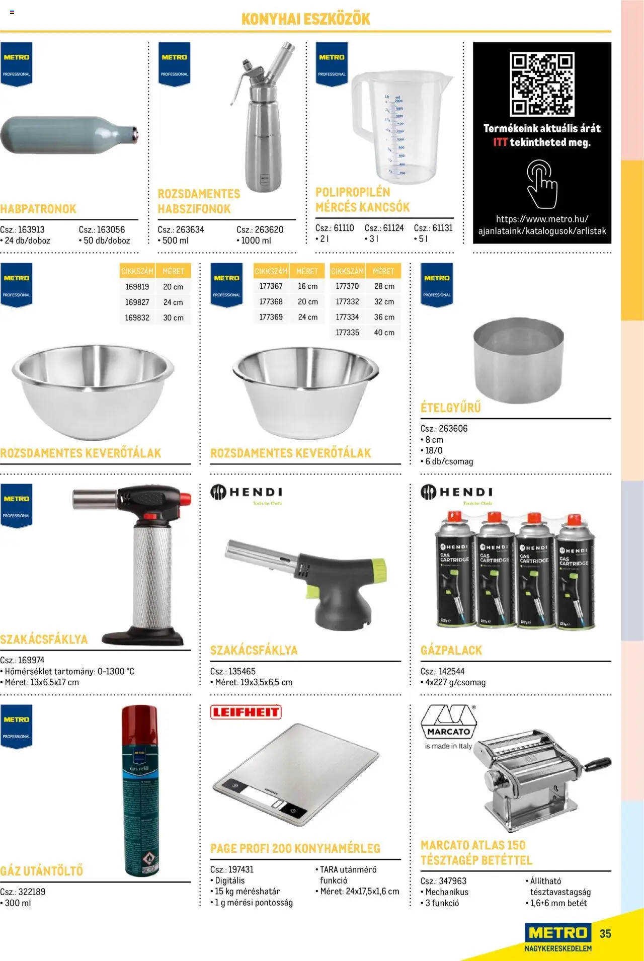 Metro akciós ujság - amely érvényes a következő dátumtól: 17.02.2025 | Oldal: 35 | Termékek: Tésztagép
