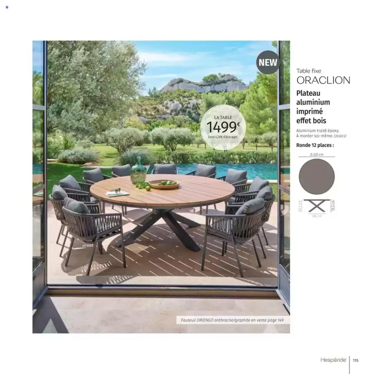  | Page: 115 | Produits: Plateau, Fauteuil, Table