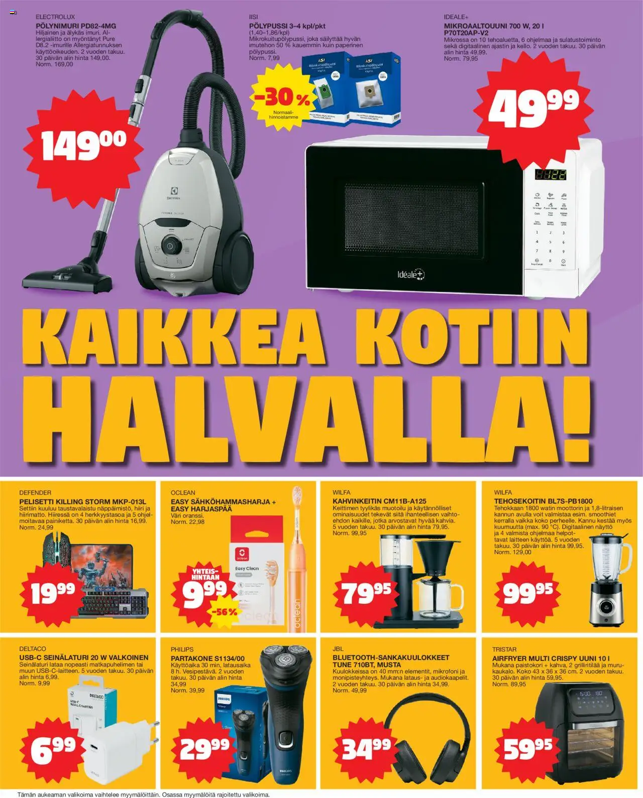 Tokmanni tarjoukset – voimassa 08.09.2025 alkaen | Sivu: 10 | Tuotteet: USB, Partakone, Tehosekoitin, Hiiri