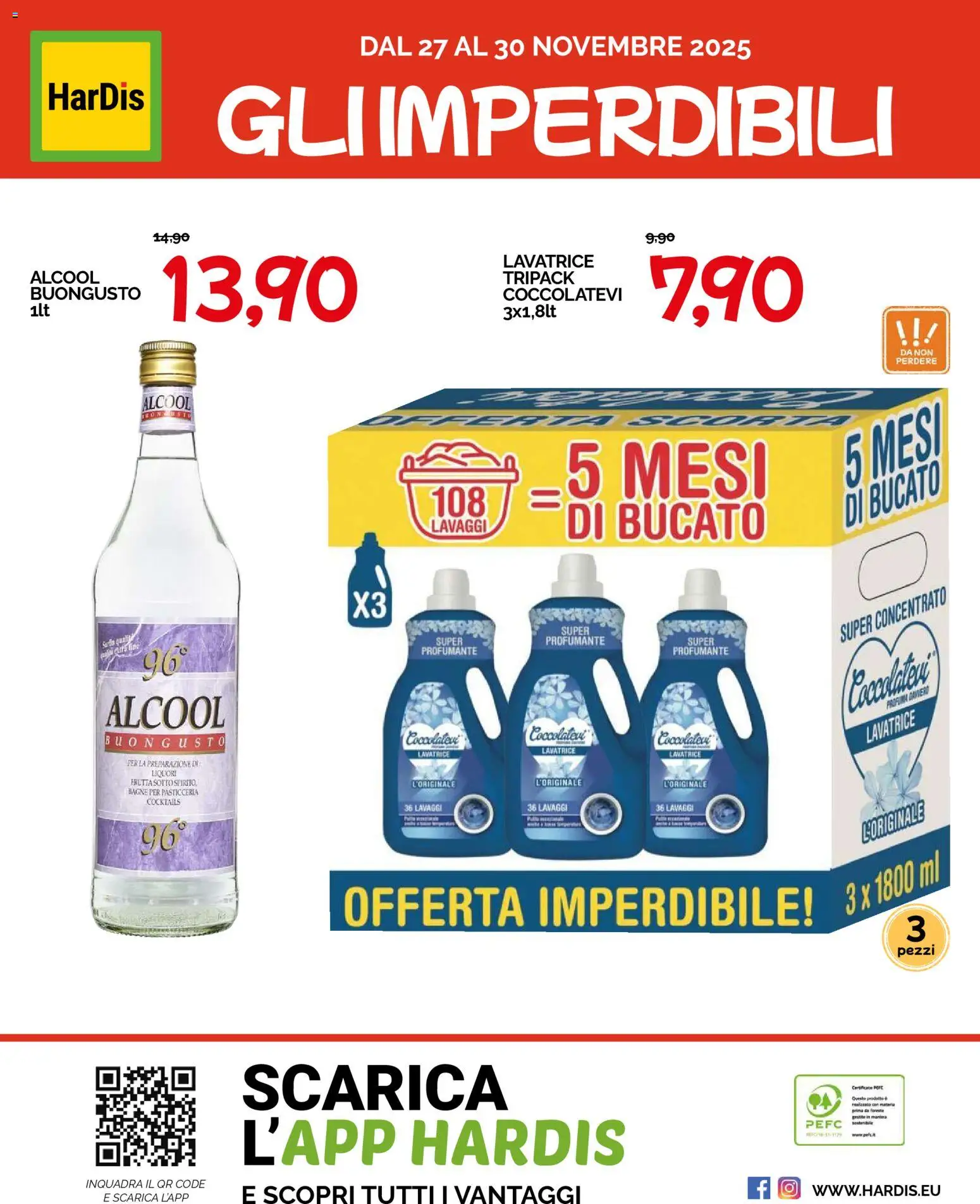 Volantino HarDis del 20.11.2025 | Pagina: 16 | Prodotti: Lavatrice