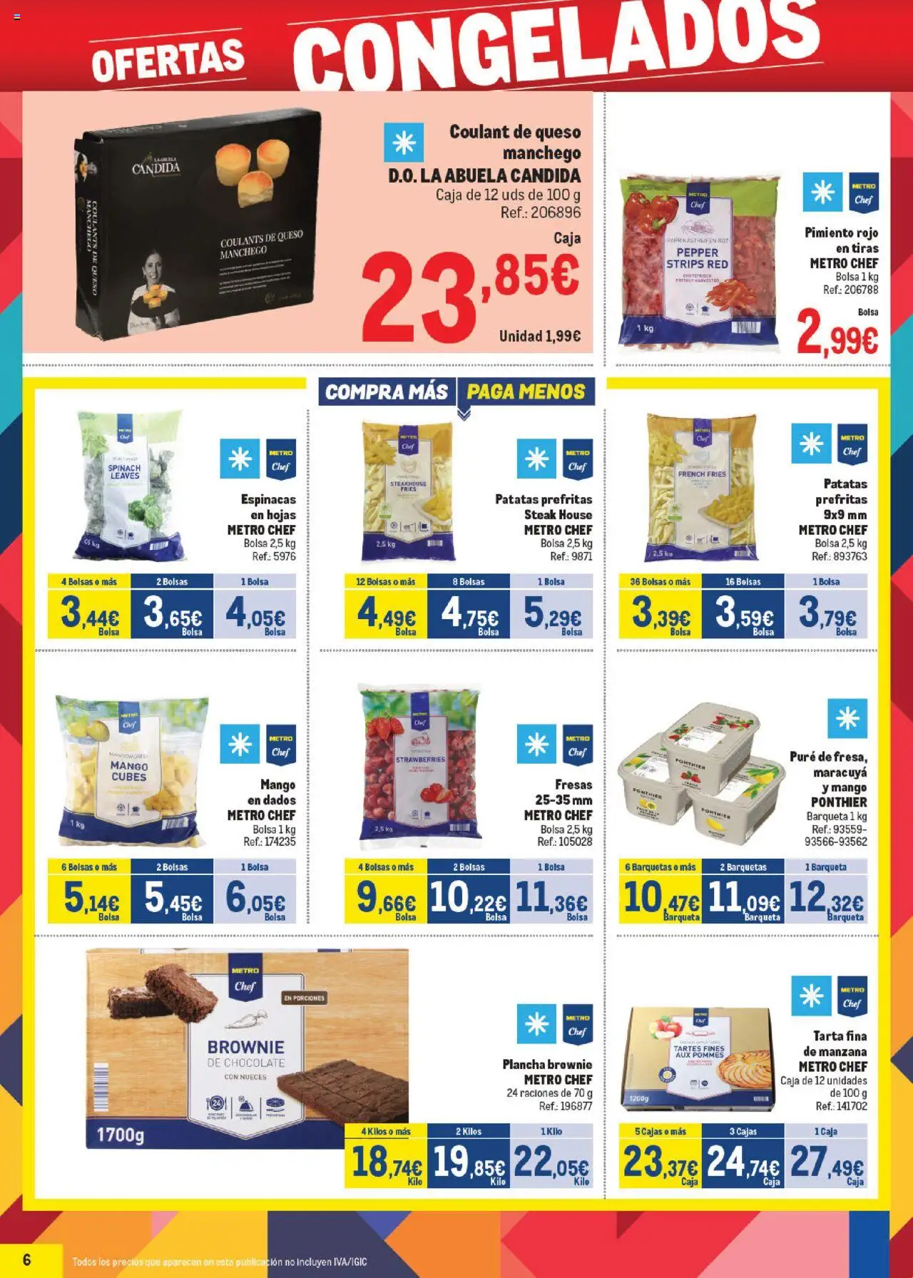 Makro - Precios Canarias │ válido desde el 06.10.2025 | Página: 6 | Productos: Queso, Chocolate, Πορσελάνη, Ρούτερ