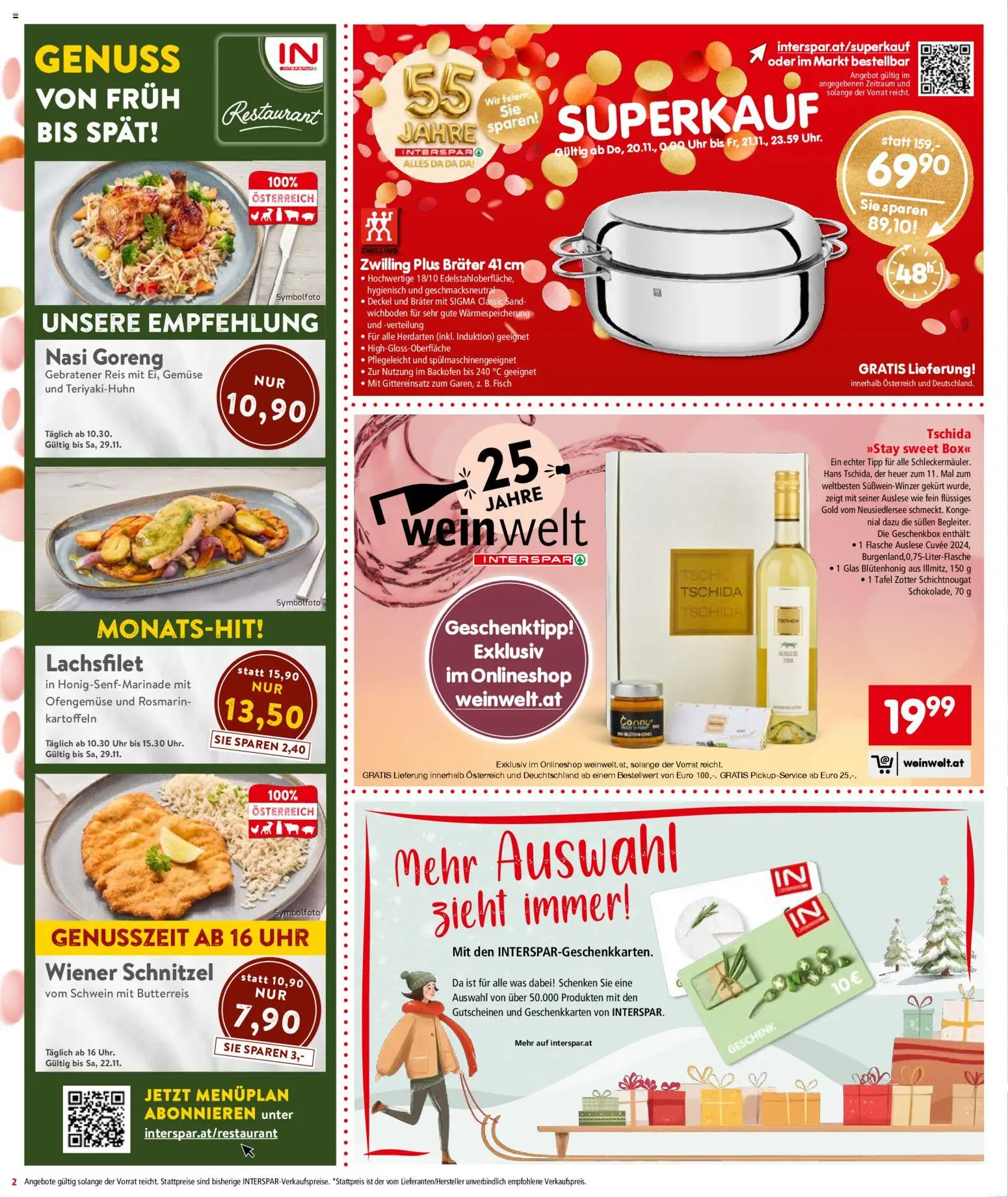 Interspar Flugblatt - Kärnten gültig ab 20.11.2025 | Seite: 2 | Produkte: Kartoffeln, Gemüse, Box, Reis