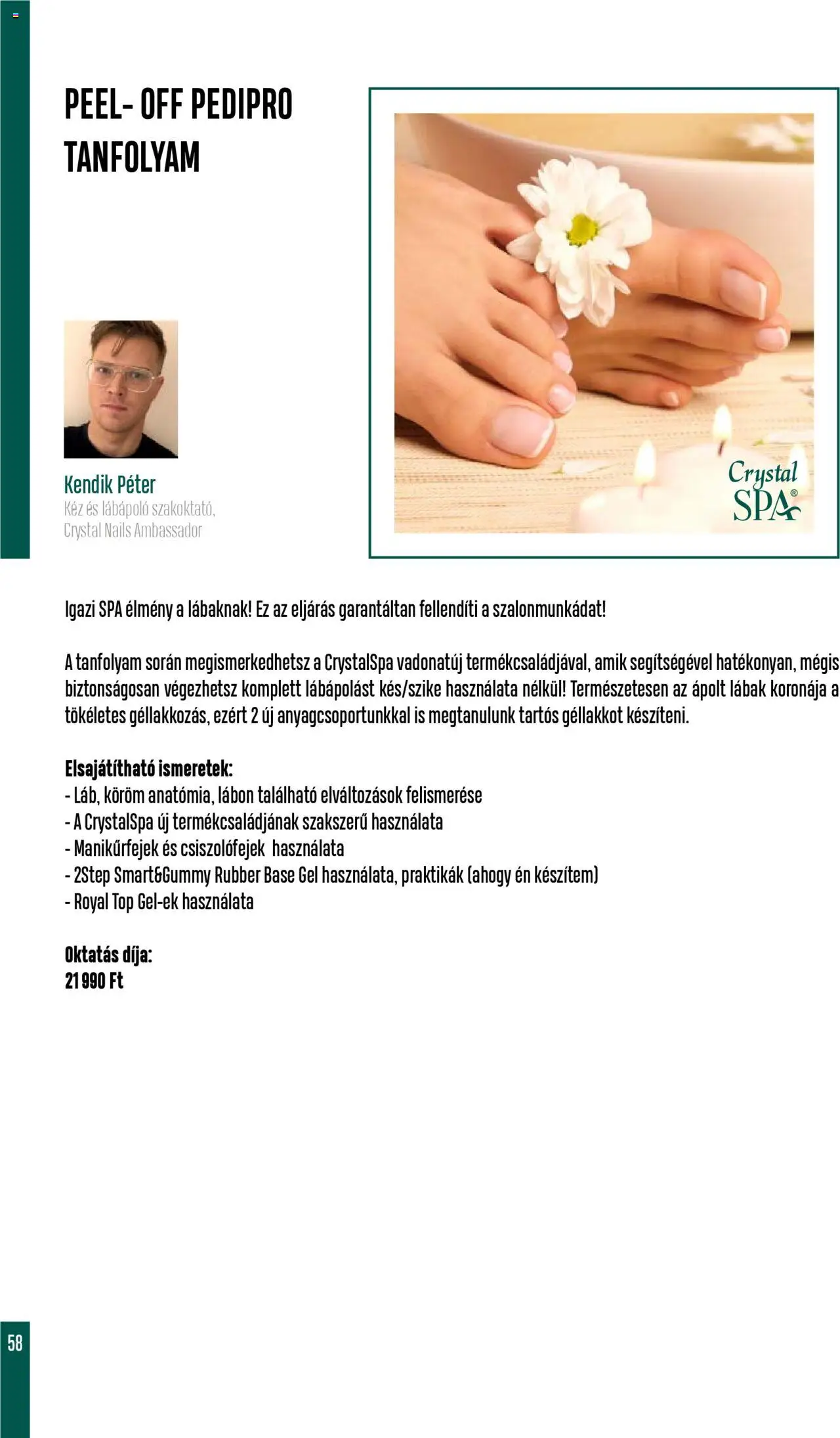 Crystal Nails akciós ujság - amely érvényes a következő dátumtól: 07.09.2025 | Oldal: 58