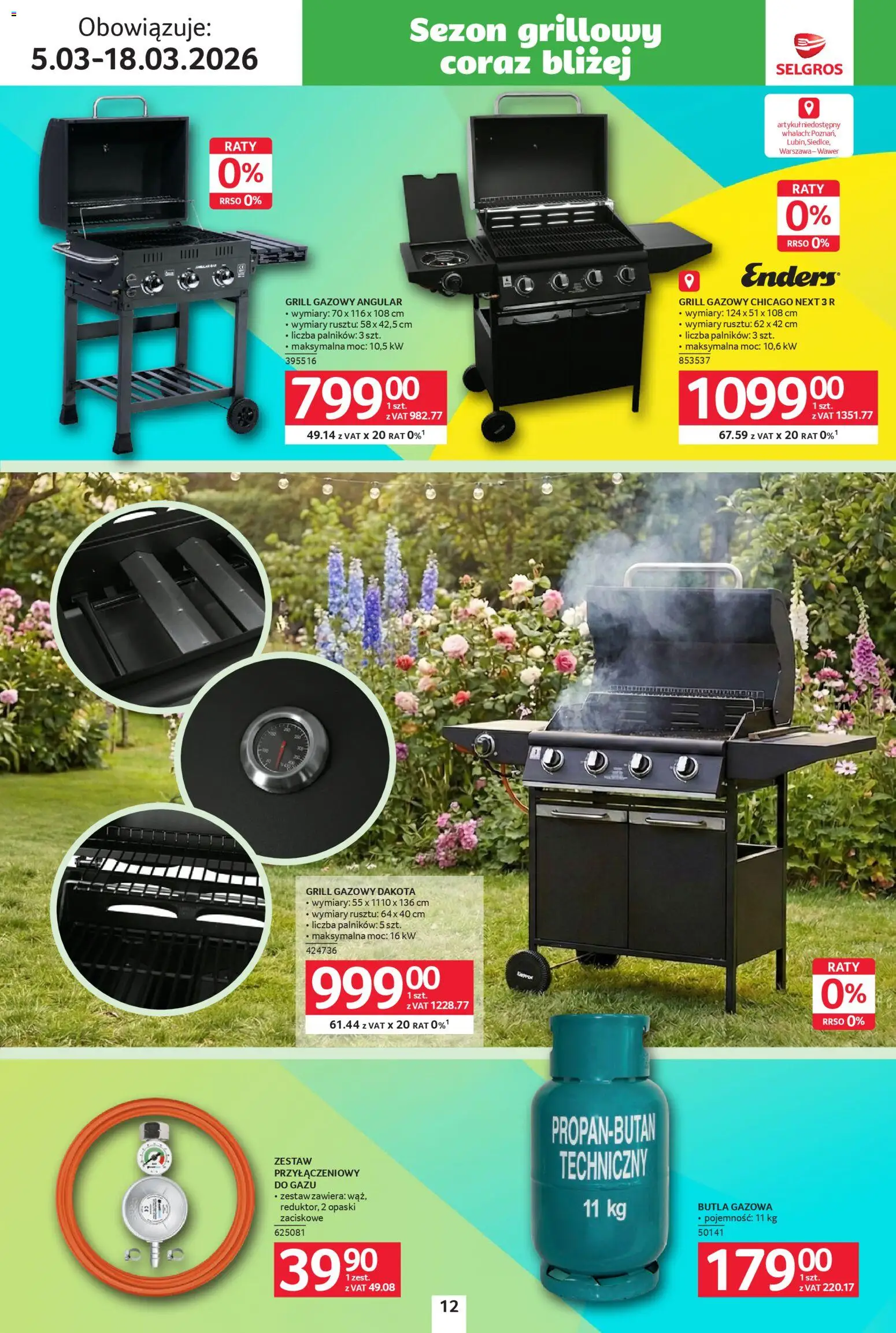 Selgros cash&carry gazetka - Ogród od 05.03.2026 | Strona: 12