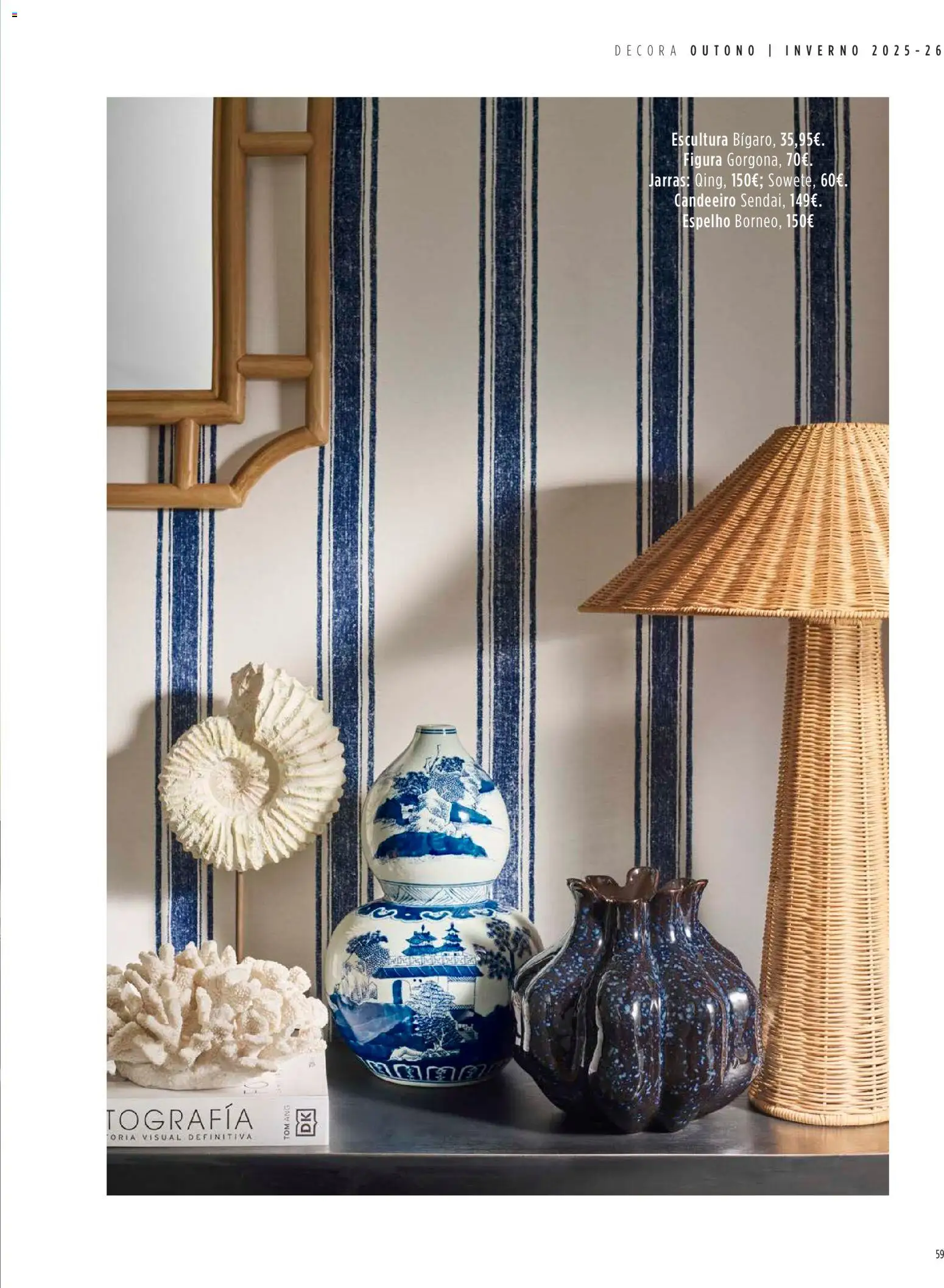 El Corte Ingles Decora │ válido de 23.10.2025 | Página: 59 | Produtos: Candeeiro, Espelho