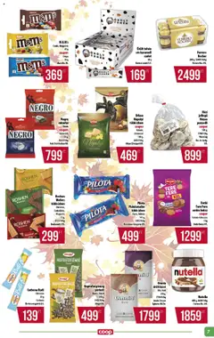 COOP - Abc & szuper / Alföld Pro-Coop Zrt. - amely érvényes a következő dátumtól: 24.10.2025 | Oldal: 7 | Termékek: Napraforgómag, Nutella, Keksz, Nápolyi