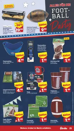 Famila Nordwest Prospekt 	 ab 26.01.2026 gültig | Seite: 25 | Produkte: Gewicht, Sandwichmaker, Football