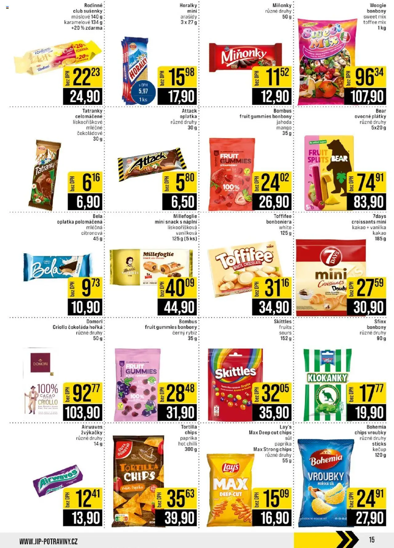 Jip leták - Cash & Carry od 13.08.2025 | Strana: 15 | Produkty: Kečup, Skittles, Arašídy, Paprika