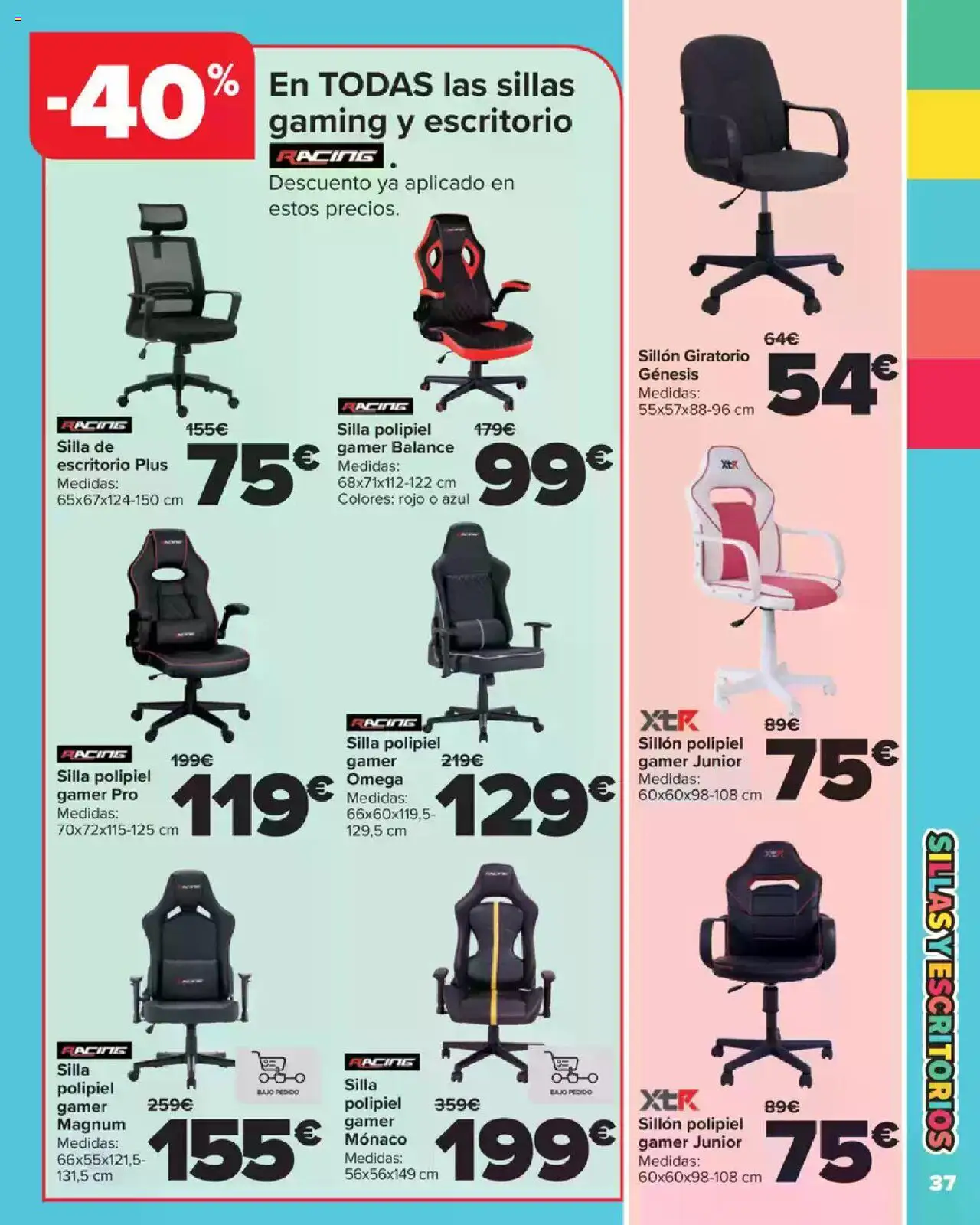 Carrefour Vuelta al Cole │ válido desde el 18.08.2025 | Página: 37 | Productos: Sillón, Silla