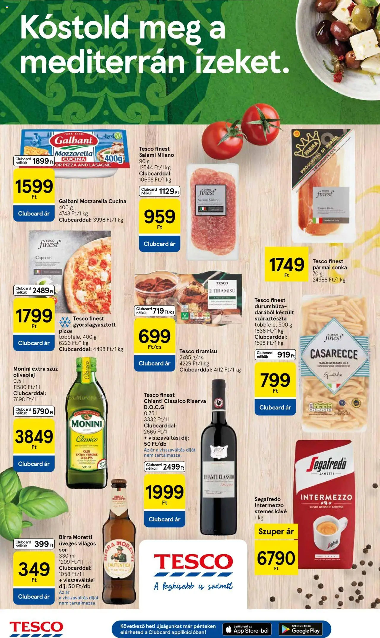 Tesco akciós ujság - amely érvényes a következő dátumtól: 11.09.2025 | Oldal: 8 | Termékek: Pármai sonka, Sonka, Lasagne, Száraztészta