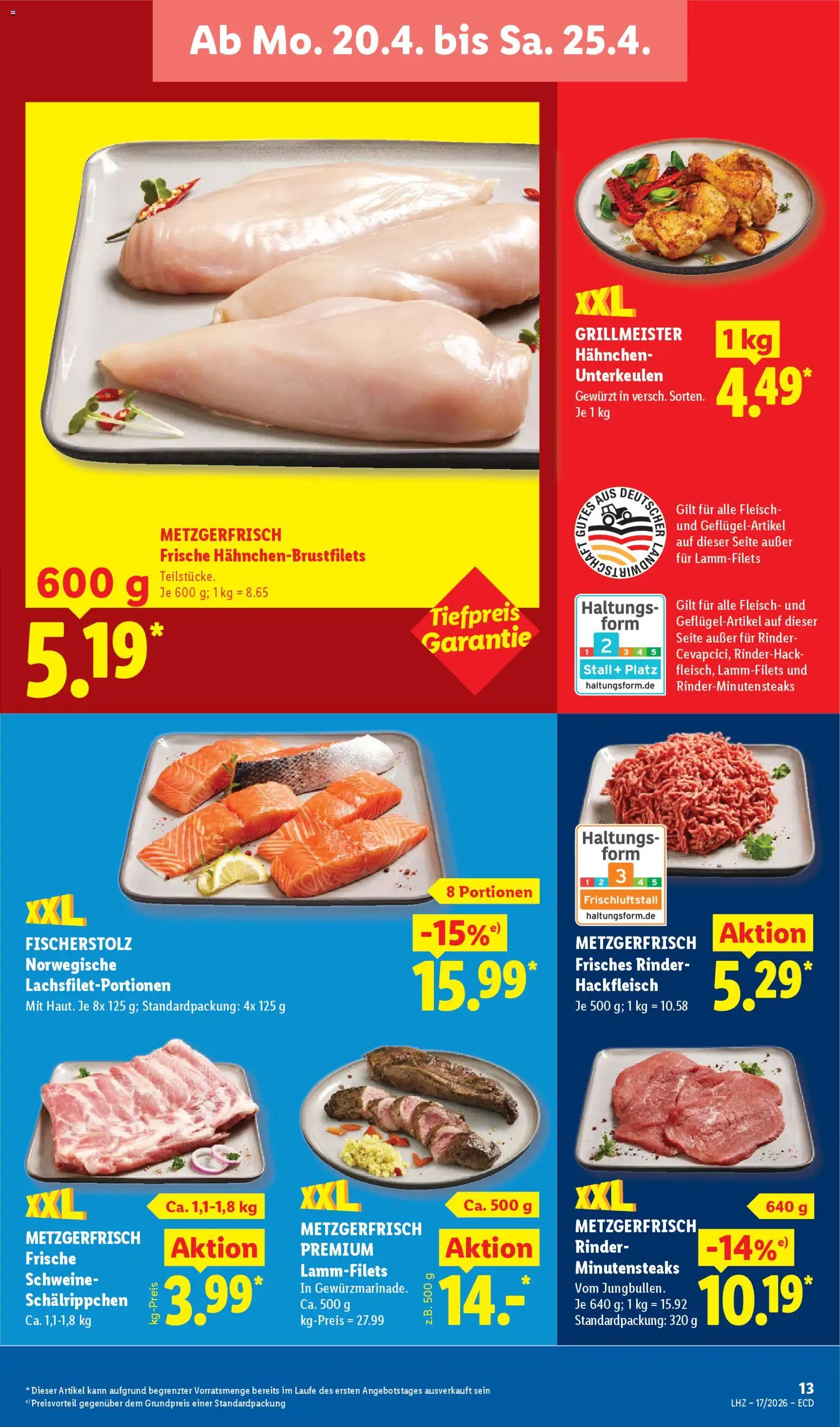 Lidl Prospekt – gültig ab 20.04.2026 | Seite: 27 | Produkte: Grill, Butter, Knoblauch, Salat