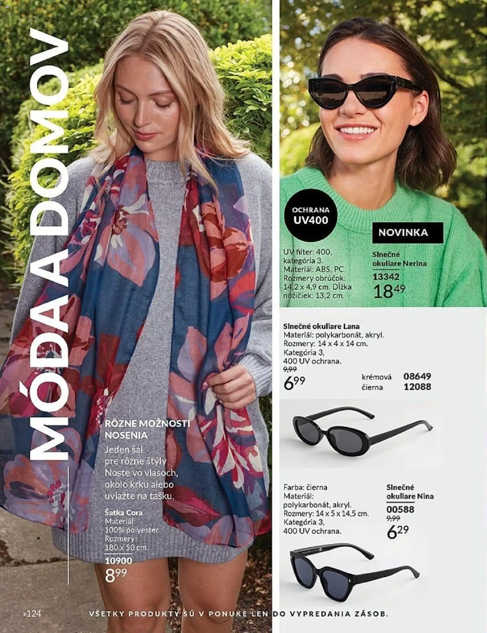 Nové Avon akcie – leták je platný od 01.03.2026 | Strana: 124 | Produkty: PC, Šál, Šatka