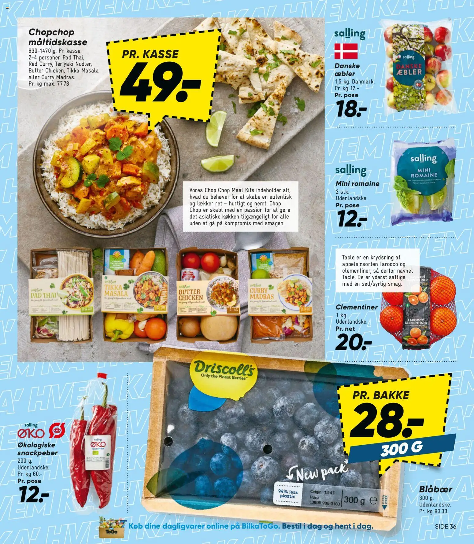 Bilka tilbudsavis – gyldig fra 16.01.2026 | Side: 14 | Produkter: Blåbær, Snackpeber, Æbler, Madras