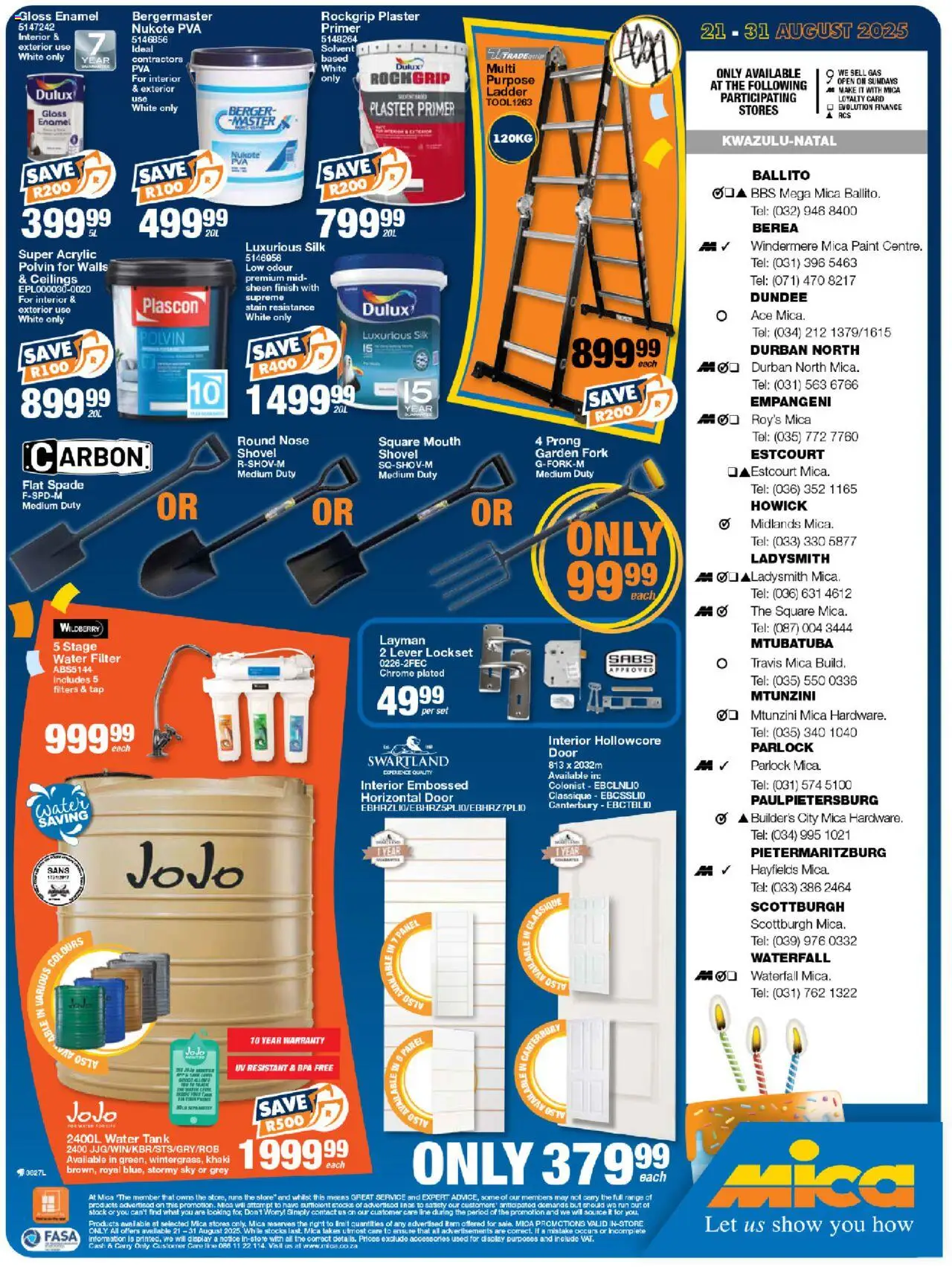 MICA Specials │ valid from 21.08.2025 | Page: 7 | Products: Primer, Gloss, Polvin, Stock