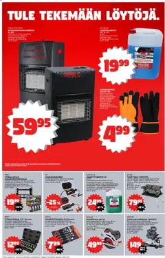 Tokmanni-mainoslehti voimassa 02.02.2026 alkaen | Sivu: 14 | Tuotteet: Kangas, Hylly, Pöytä, Lasinpesuneste