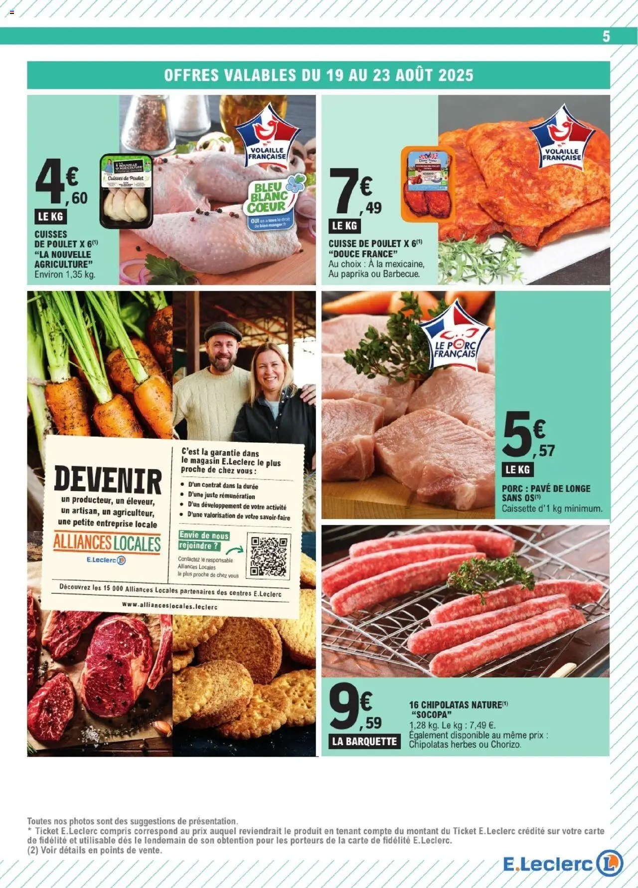  | Page: 5 | Produits: Paprika, Cuisses de poulet, Cuisse de poulet, Porc