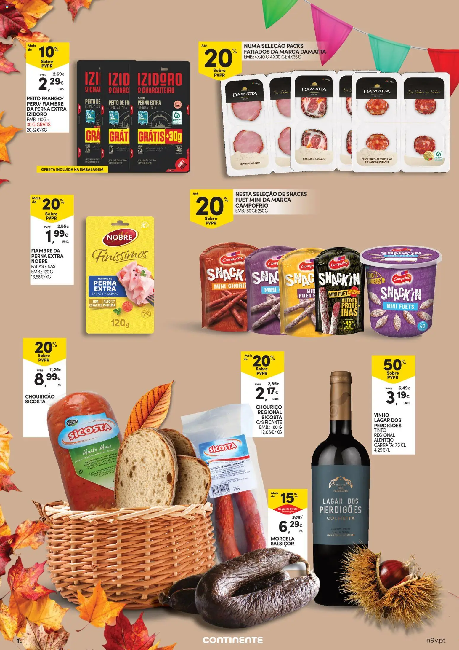 Continente - Açores │ válido de 30.10.2025 | Página: 12 | Produtos: Forno, Lombo, Chouriço, Proteina