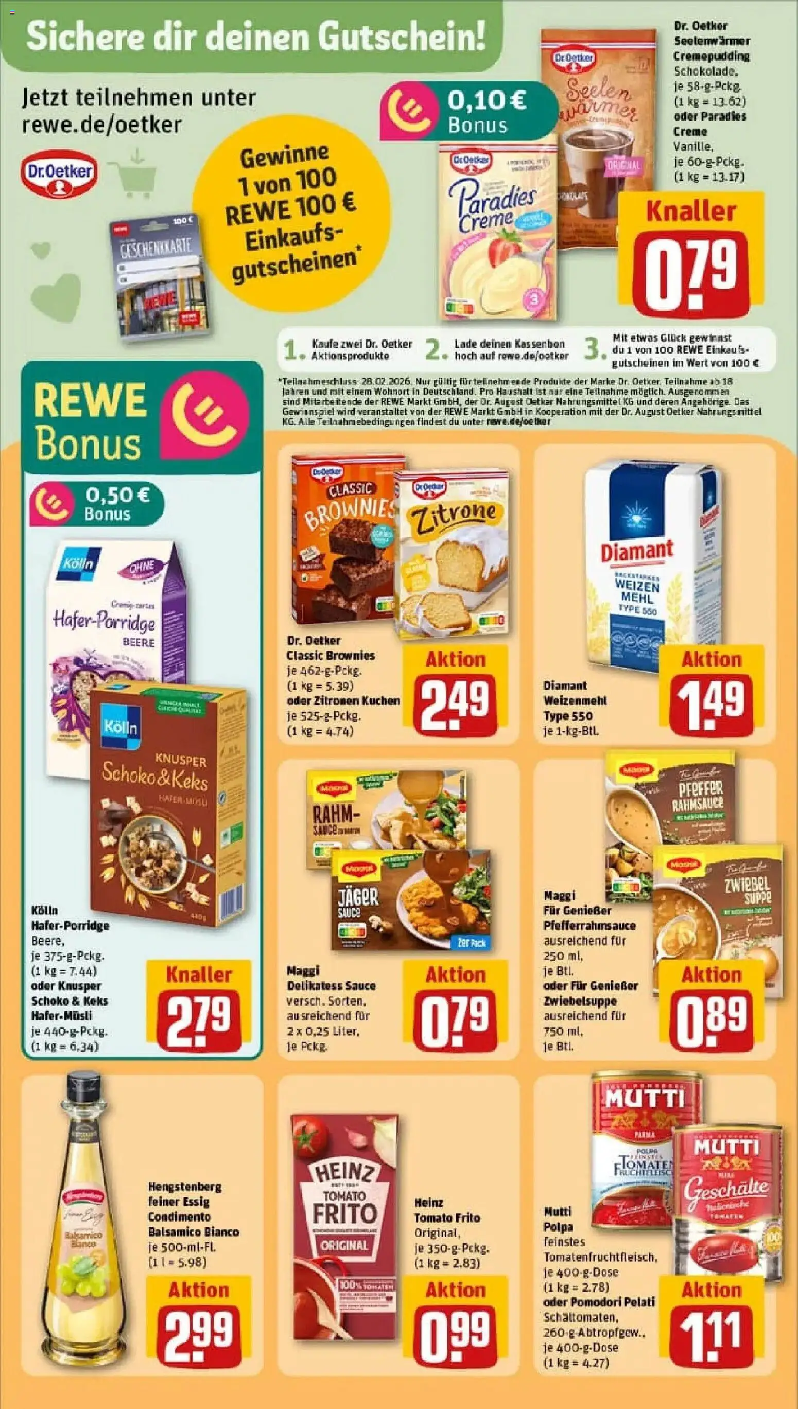 Rewe prospekt Dortmund	 – gültig ab 02.02.2026 | Seite: 26 | Produkte: Balsamico, Pfeffer, Rock, Zitronen