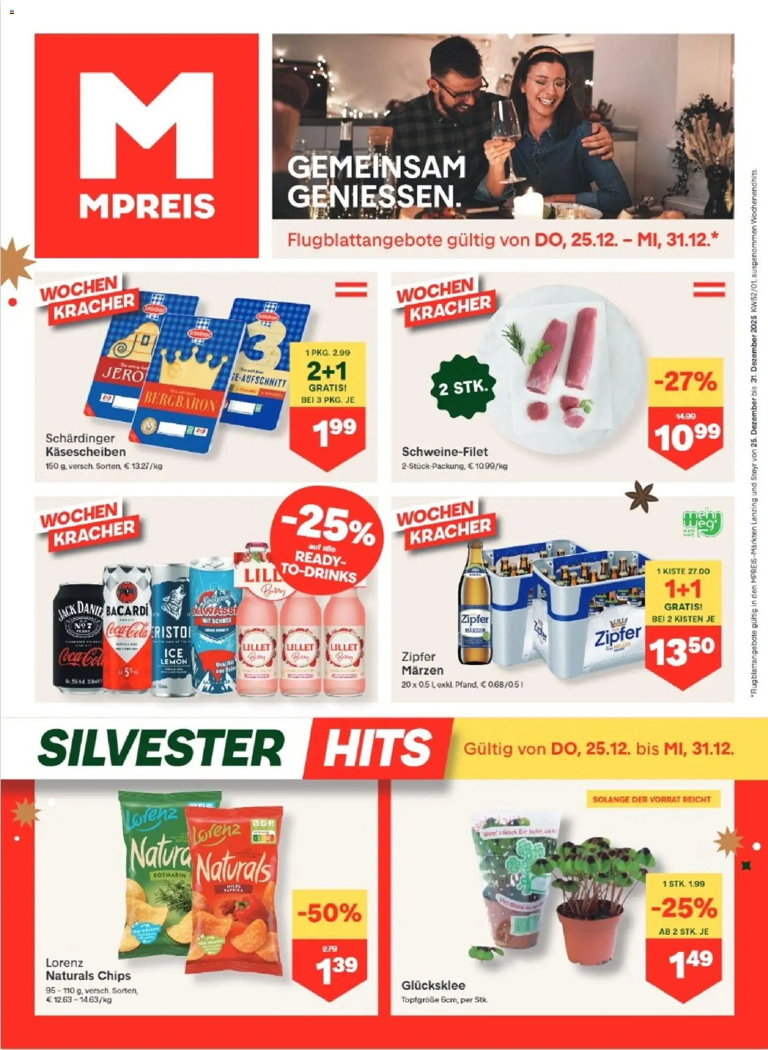 MPREIS Lenzing gültig ab 25.12.2025 | Seite: 1 | Produkte: Chips