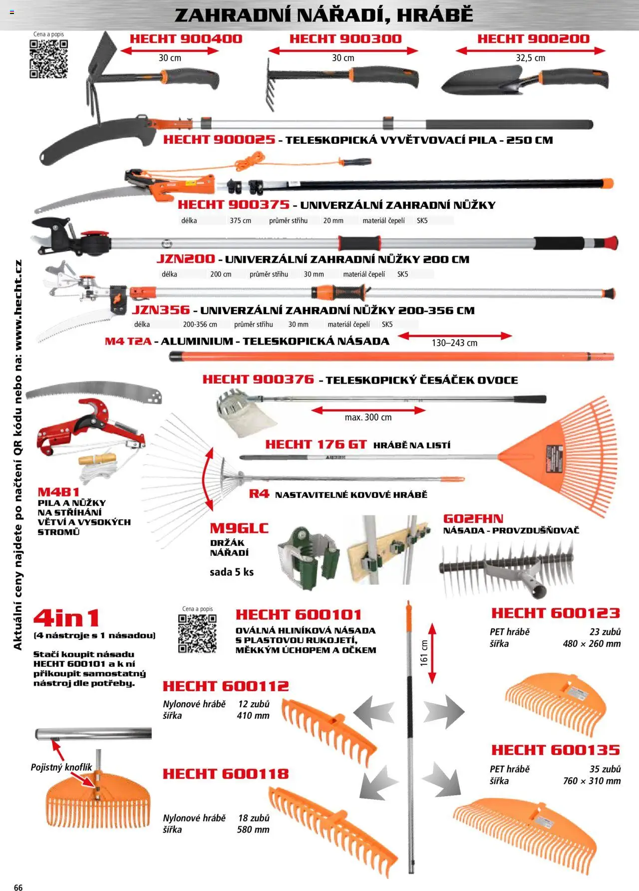 Hecht katalog - Podzim - zima 2025 od 01.09.2025 | Strana: 66 | Produkty: Ovoce, Nůžky, Zahradní nůžky, Nářadí