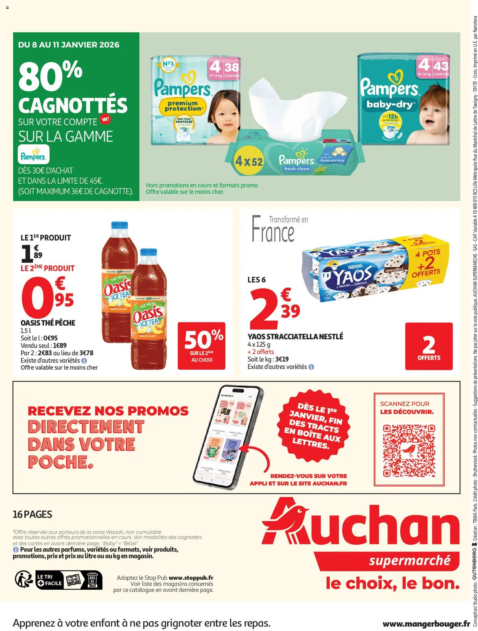 {H1} | Page: 16 | Produits: Couches, Pêche, Pampers, Thé