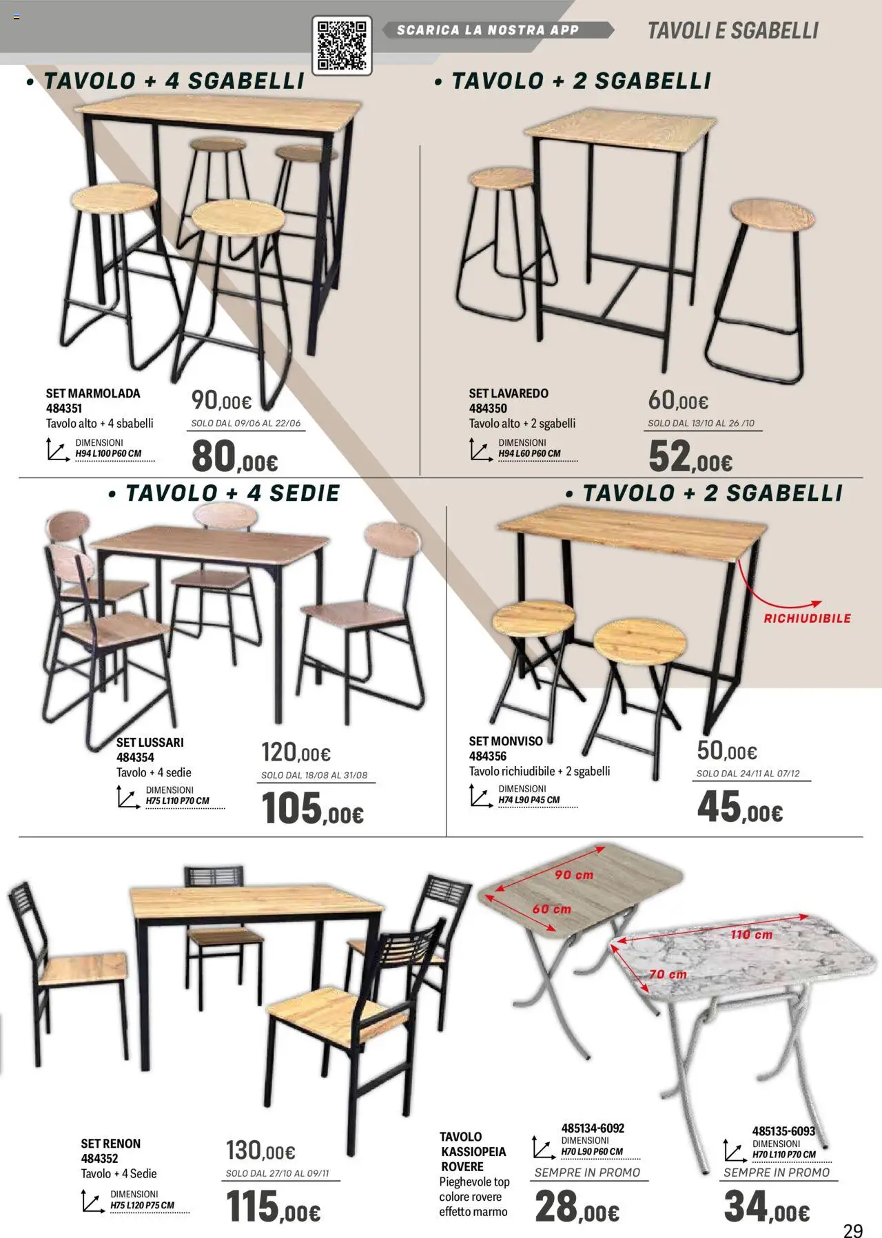 Volantino Orizzonte del 09.05.2025 | Pagina: 29 | Prodotti: Top, Tavolo