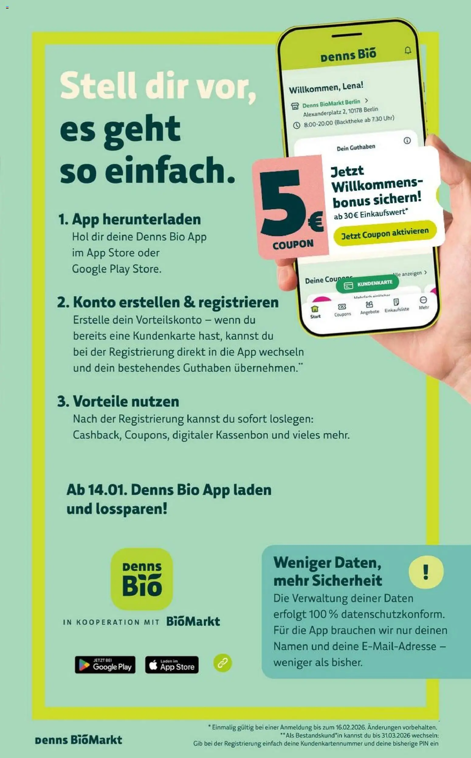 Denns BioMarkt Angebote – gültig ab 14.01.2026 | Seite: 4 | Produkte: Uhr