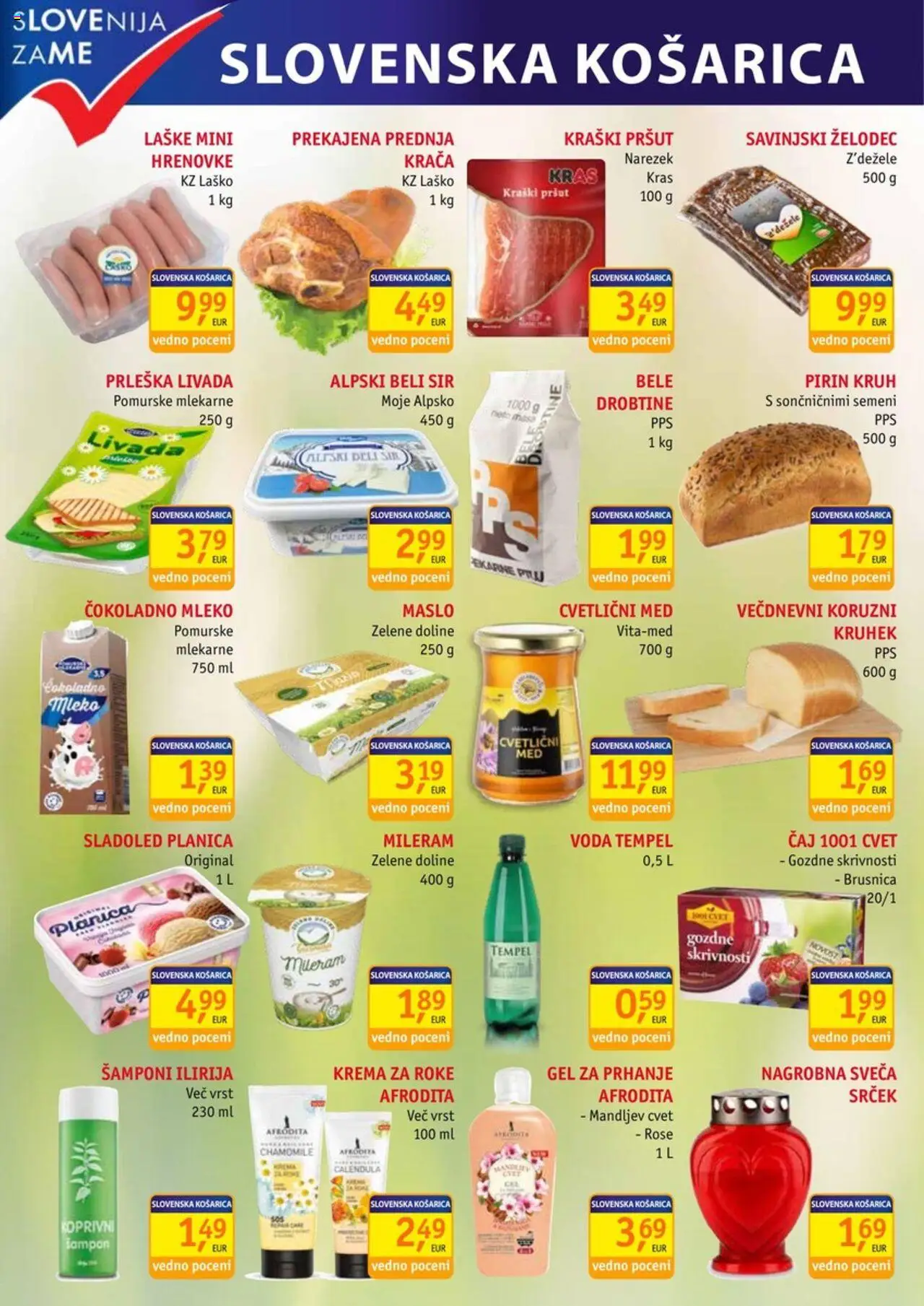 Novi Jager katalog ponudbe – veljaven od 01.10.2025 | Stran: 10 | Izdelki: Gel za prhanje, Maslo, Krema za roke, Kruh