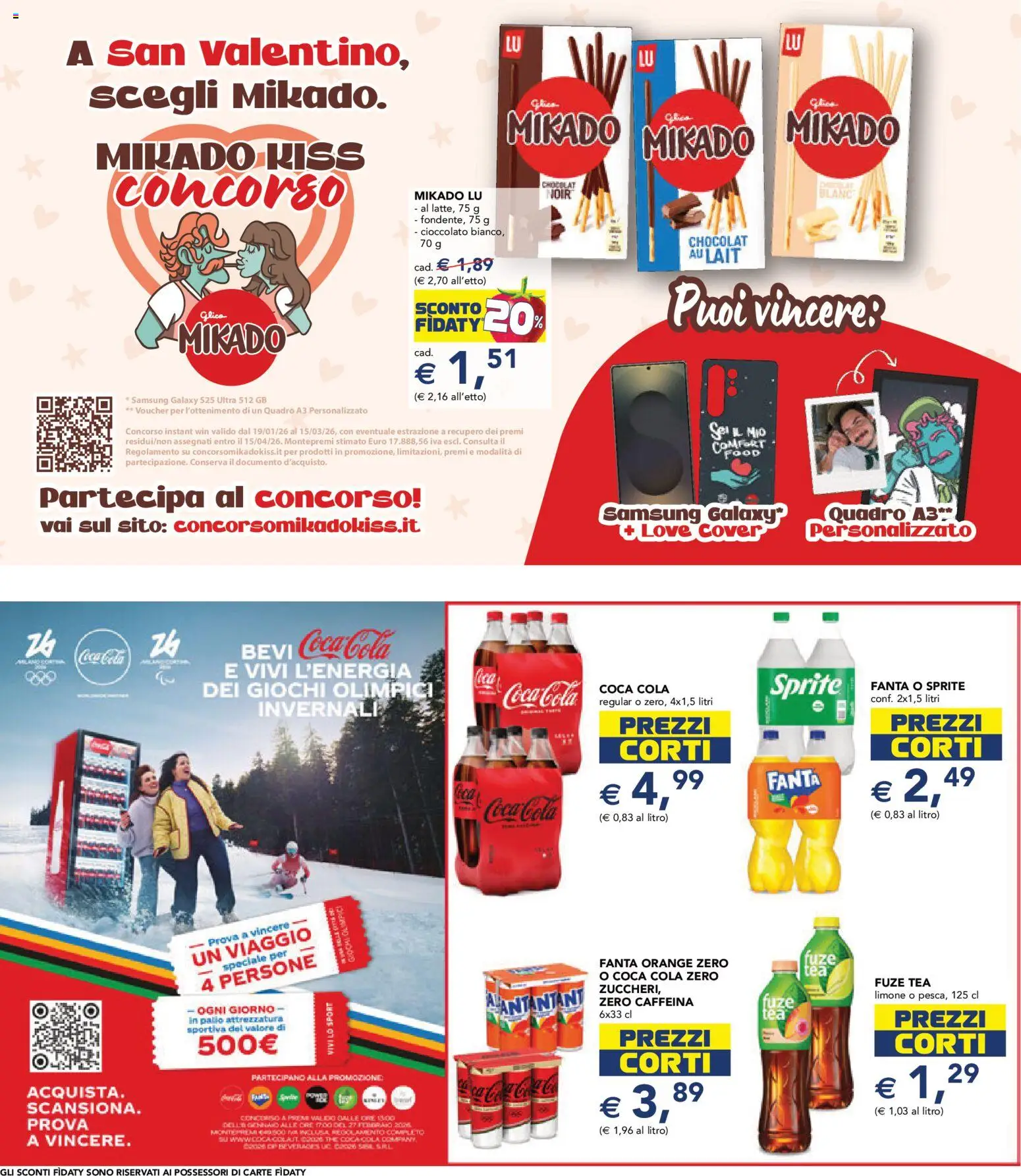 Volantino Esselunga S del 29.01.2026 | Pagina: 27 | Prodotti: Samsung Galaxy, Cioccolato, Coca Cola Zero, Samsung