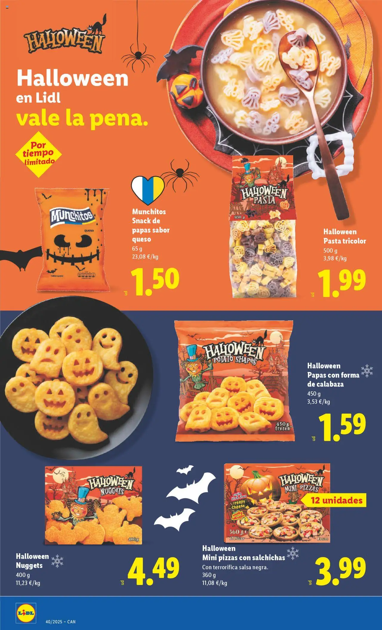 Lidl - Canarias │ válido desde el 29.09.2025 | Página: 26 | Productos: Πράσινο τσάι, Queso, Pizza, Pasta