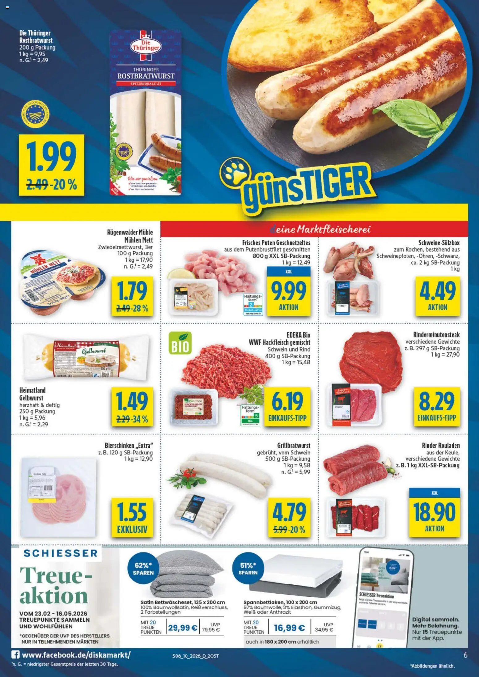 Diska Prospekt 	 – gültig ab 02.03.2026 | Seite: 6 | Produkte: Mühle, Hackfleisch
