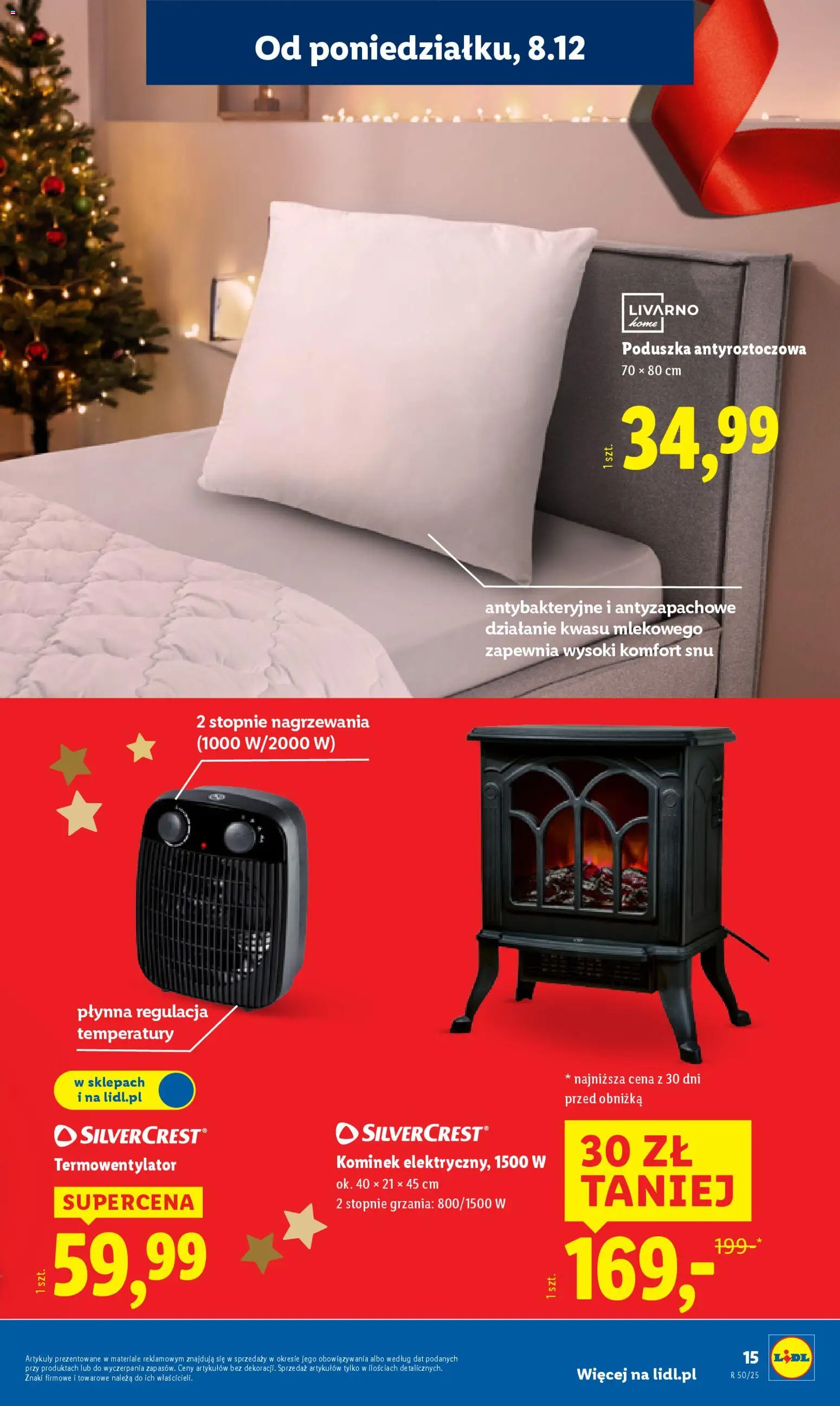 Lidl Katalog od 08.12.2025 | Strona: 17 | Produkty: Poduszka