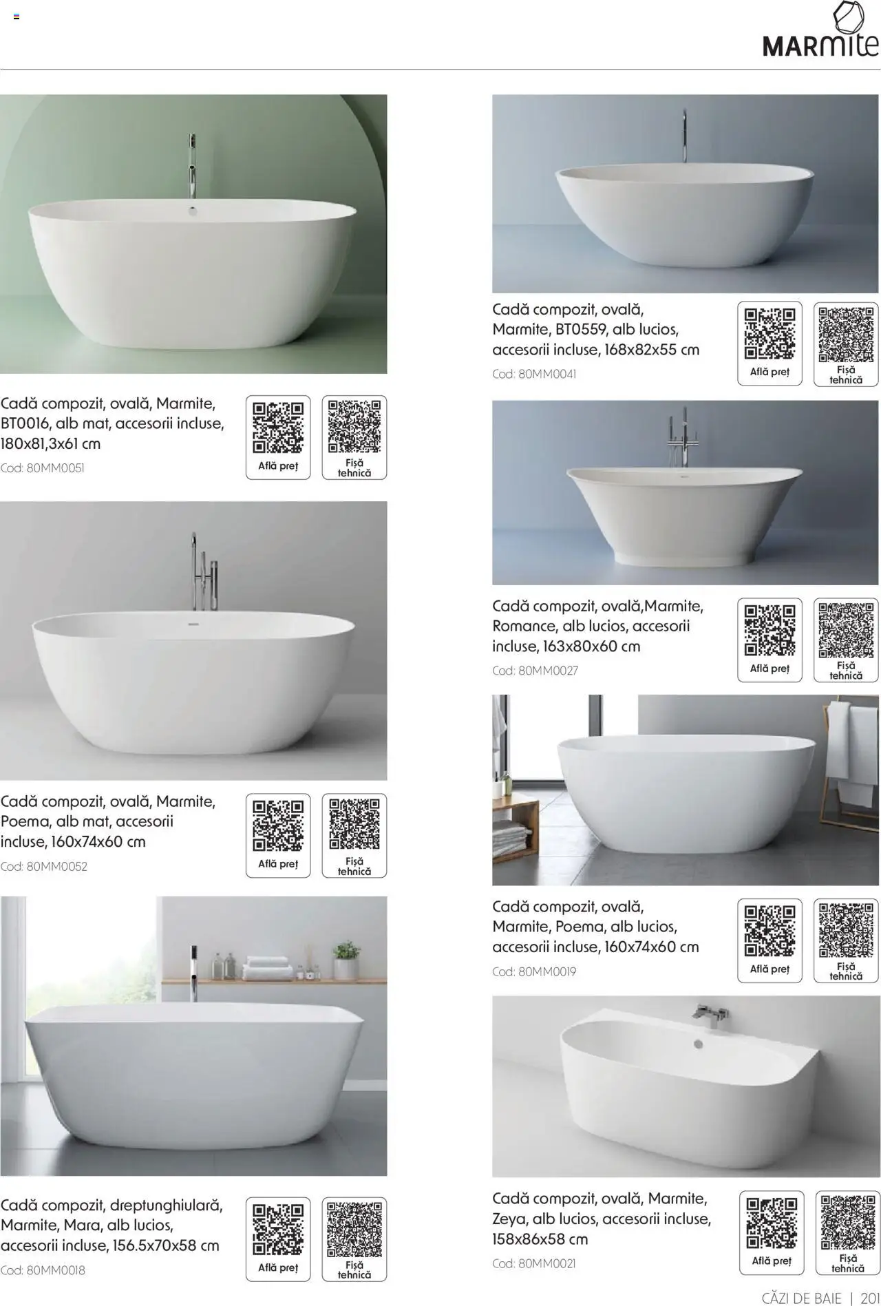 Catalog Romstal – valabil de la 25.11.2024 | Pagină: 201 | Produse: Cadă