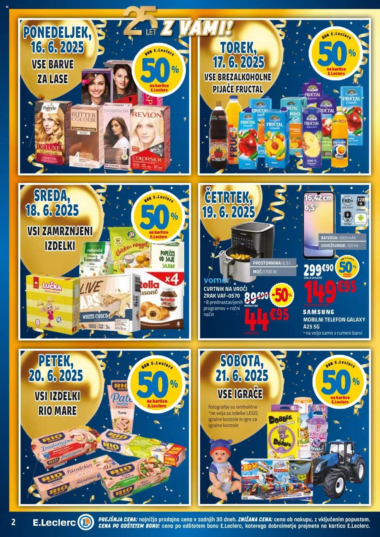 E.leclerc katalog │ velja od 18.06.2025 | Stran: 2 | Izdelki: Telefon, Baterija, Tuna