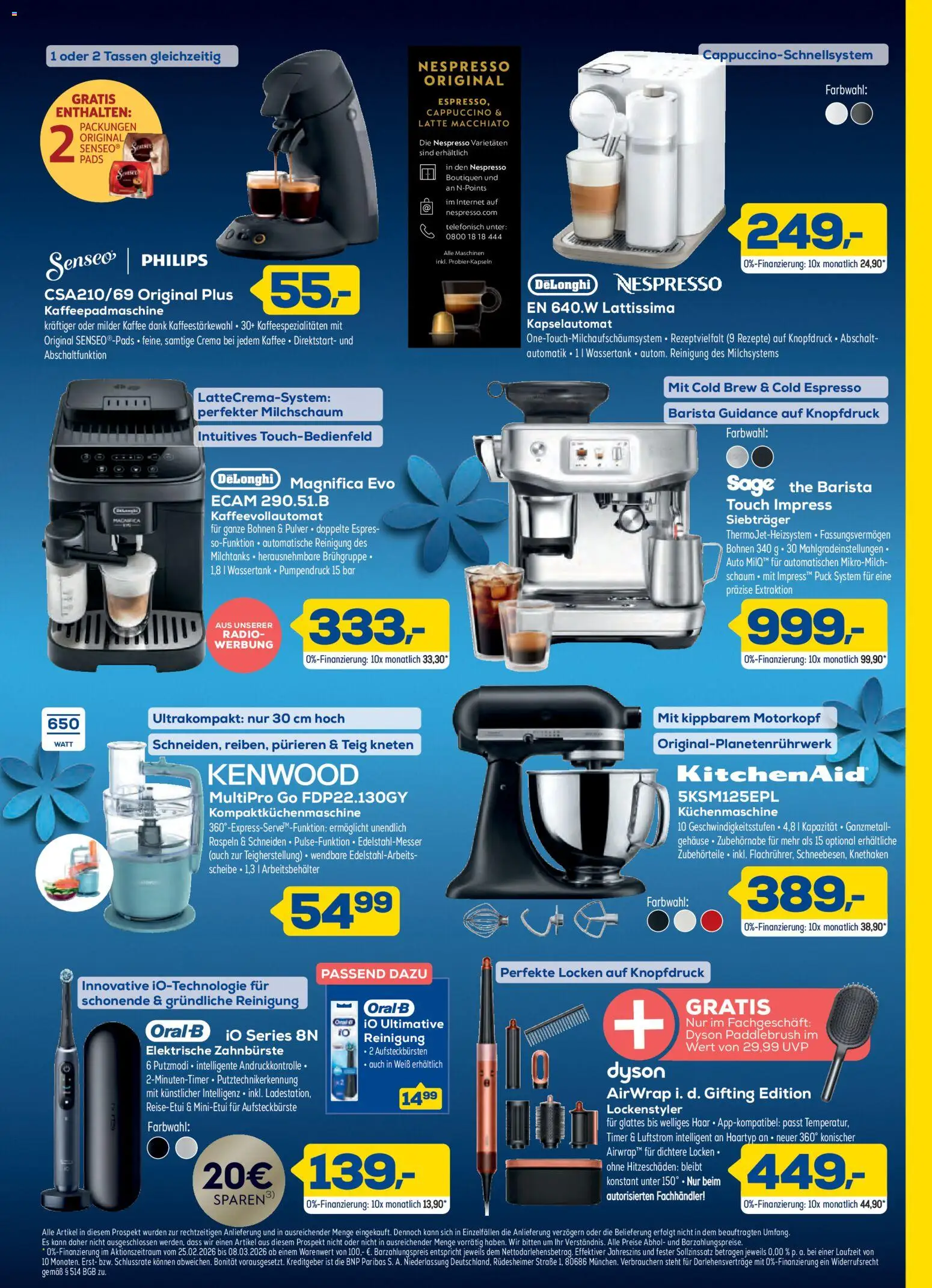 Euronics Prospekt 	 – gültig ab 25.02.2026 | Seite: 5 | Produkte: Senseo, Elektrische zahnbürste, Zahnbürste, Kaffeevollautomat