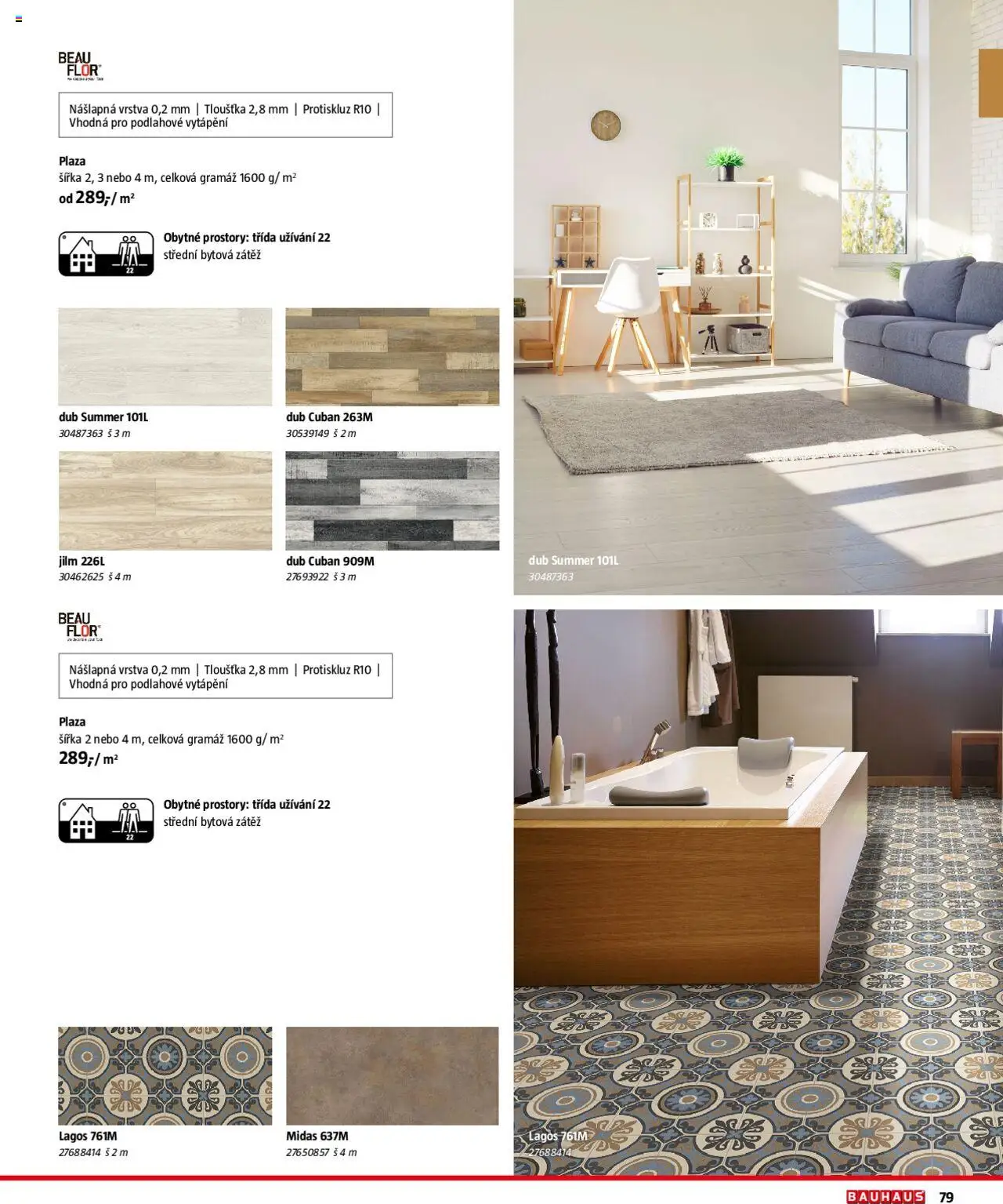 Bauhaus katalog Podlahové krytiny od 01.08.2025 | Strana: 79
