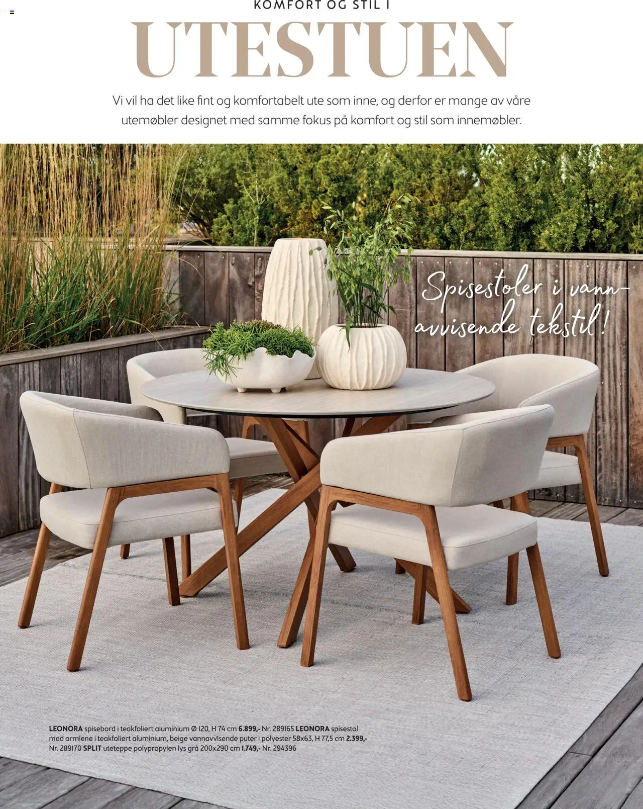  | Side: 26 | Produkter: Spisebord, Spisestol, Lys, Вермішель