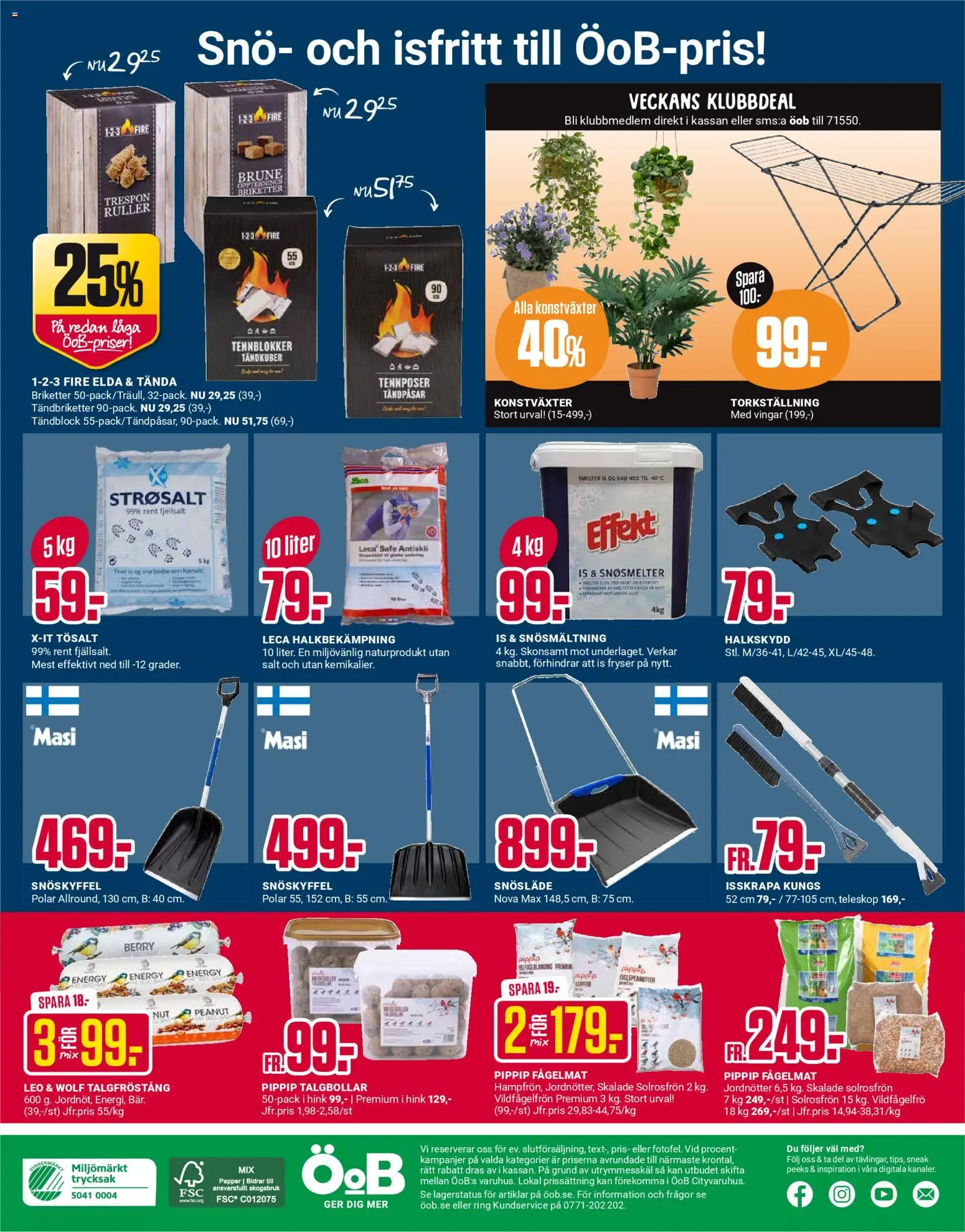 ÖoB reklamblad aktuell från 05.01.2026 | Sida: 12 | Produkter: Salt, Jordnötter, Hink, Ring