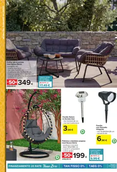 Anteprima del volantino Carrefour volantino Iper - Catalogo arredo giardino valido a partire dal 23.03.2026 | Pagina: 14 | Prodotti: Tavolino, Faretto, Divano, Poltrona
