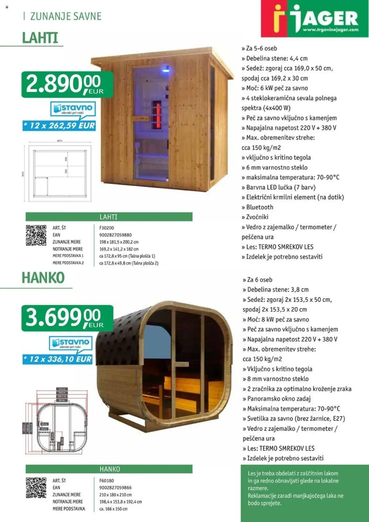 Novi Jager katalog ponudbe – veljaven od 18.11.2024 | Stran: 23 | Izdelki: Ura, Termometer, Svetilka, Okno