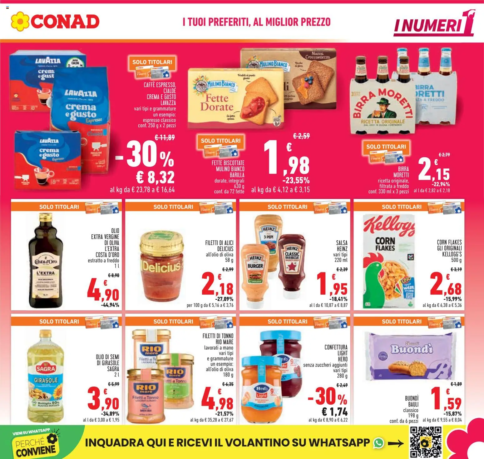 Volantino Conad del 20.11.2025 | Pagina: 3 | Prodotti: Birra, Birra Moretti, Olio extra vergine, Alici