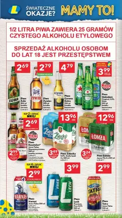 Pogląd oferty "Lewiatan gazetka - Szczecin" - ważna od 26.03.2026 | Strona: 14 | Produkty: Karta, Leżak, Harnaś, Heineken