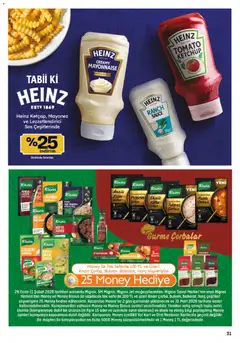 29.01.2026 tarihinden itibaren geçerli olan Migros kataloğu önizlemesi | Sayfa: 31 | Ürünler: Mayonez, Sos