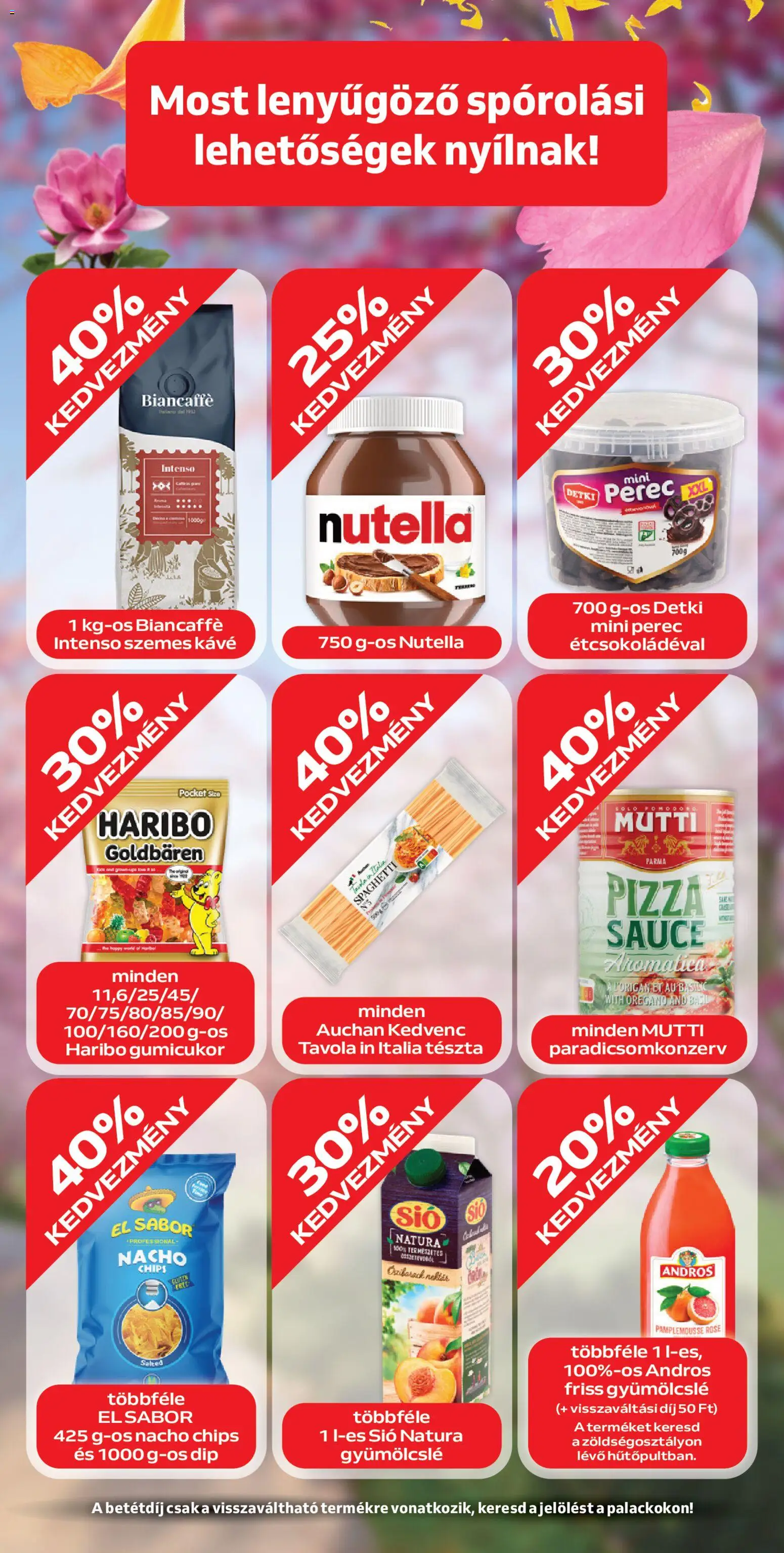 Auchan akciós ujság - amely érvényes a következő dátumtól: 09.04.2026 | Oldal: 11 | Termékek: Gumicukor, Kávé, Tészta, Szemes kávé