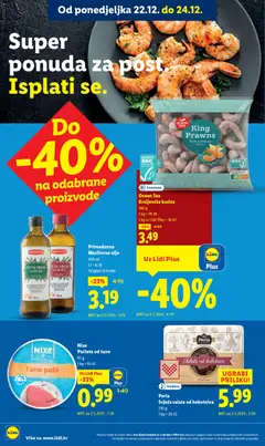 Perla Svježa salata od hobotnice, Octopus salad, 210 g - Pregled kataloga iz trgovine Lidl, vrijedi od 15.12.2025 | Stranica: 88 | Proizvodi: Ulje, Maslinovo ulje, Tuna, Kozice