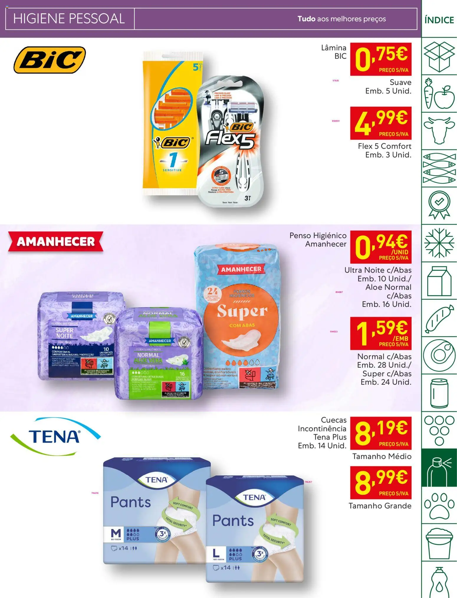 Recheio folheto │ válido de 27.01.2026 | Página: 45 | Produtos: Pensos higiénicos, Perfume, Cuecas